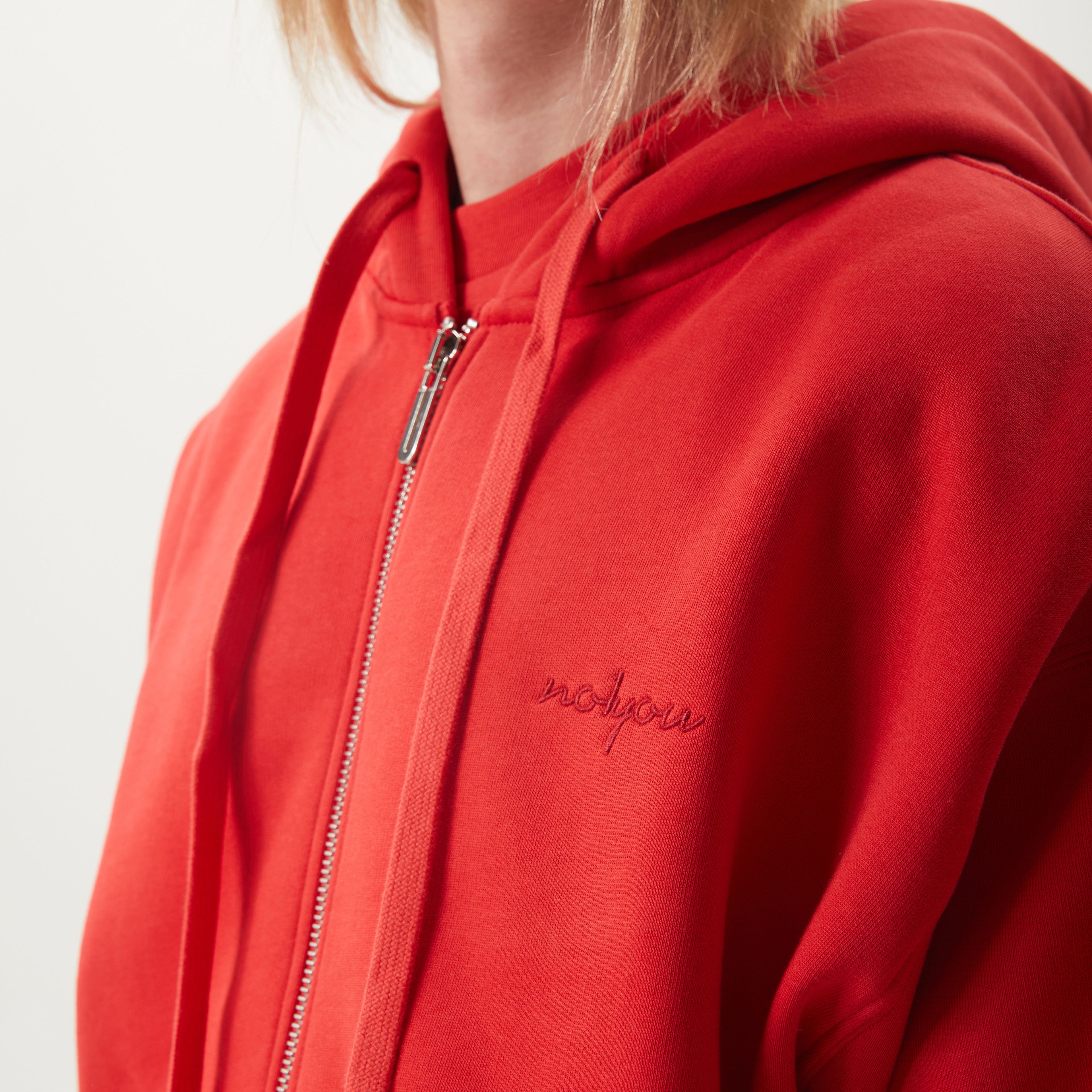 ZIP Hoodie Rot Unisex - No1You