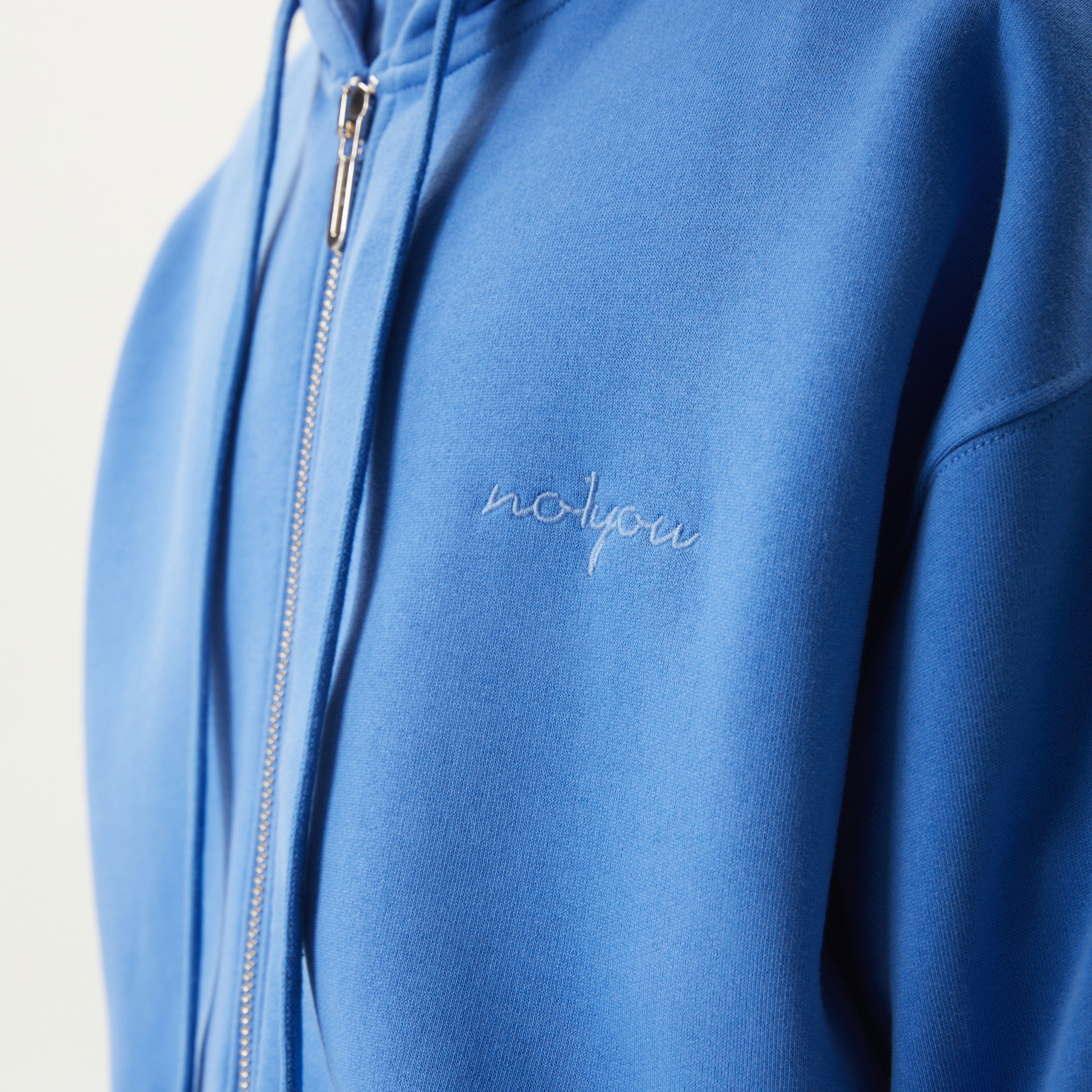 ZIP Hoodie Blau Unisex - No1You