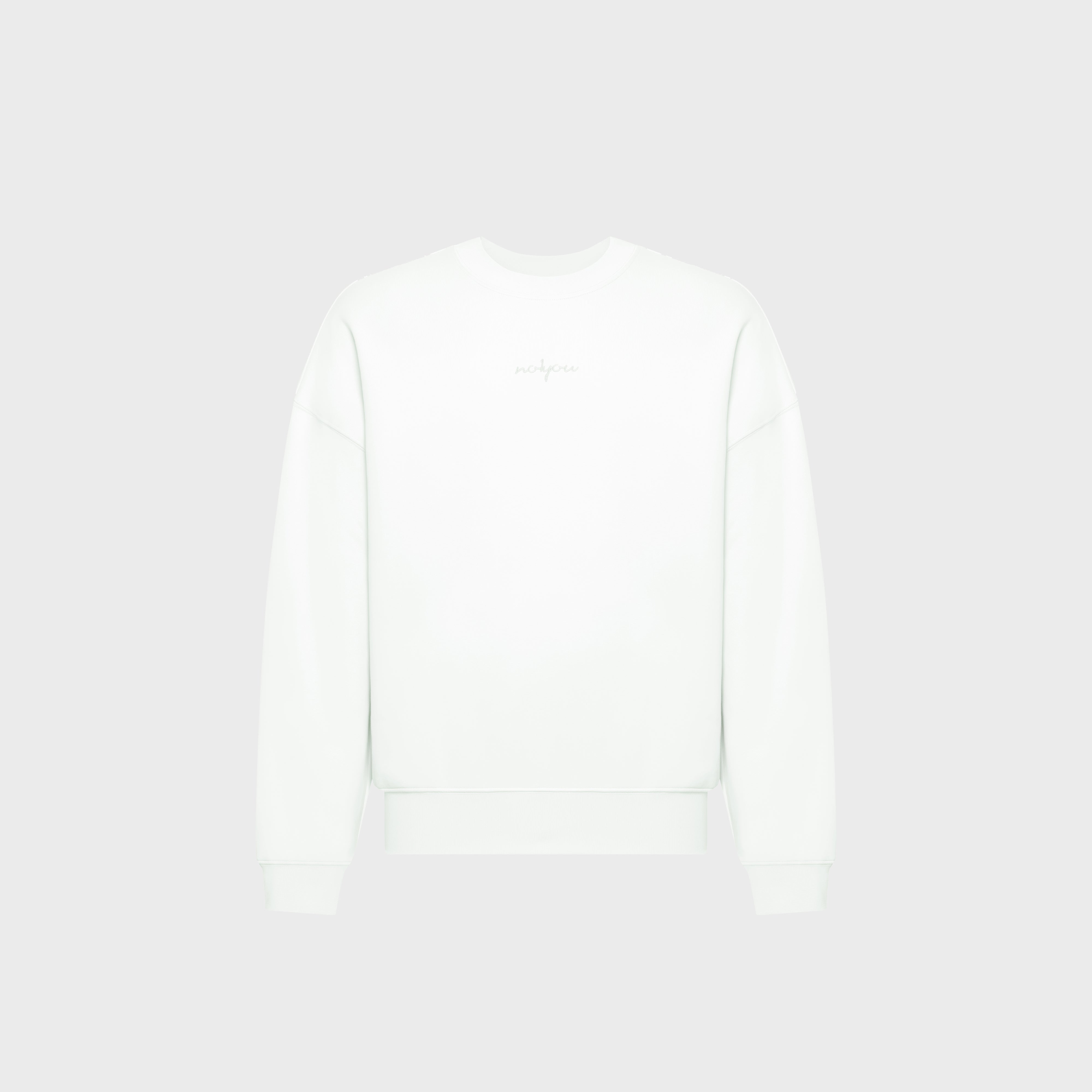 ESSENTIAL 1 WHITE SWEATSHIRT