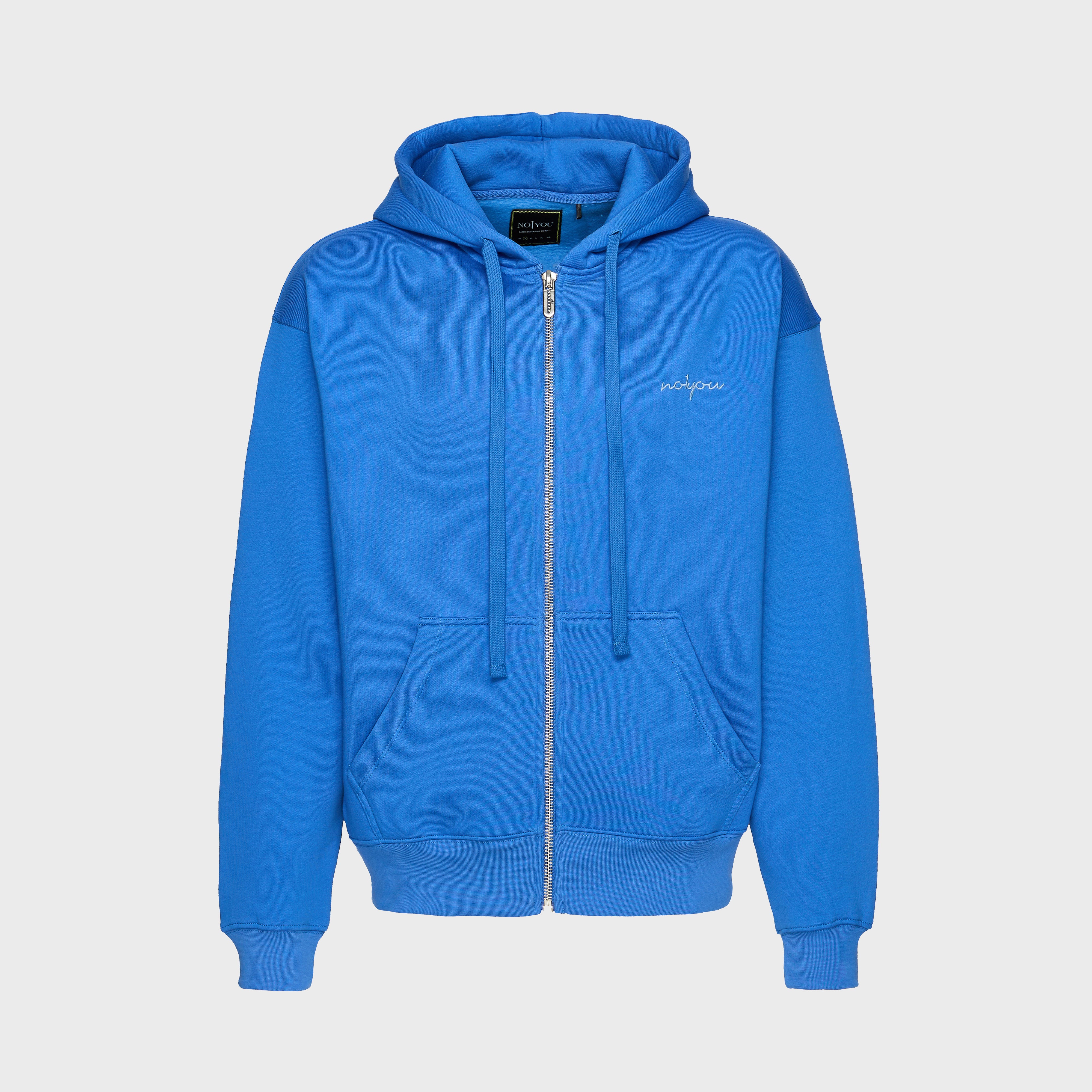 ESSENTIAL 1 BLUE ZIP HOODIE