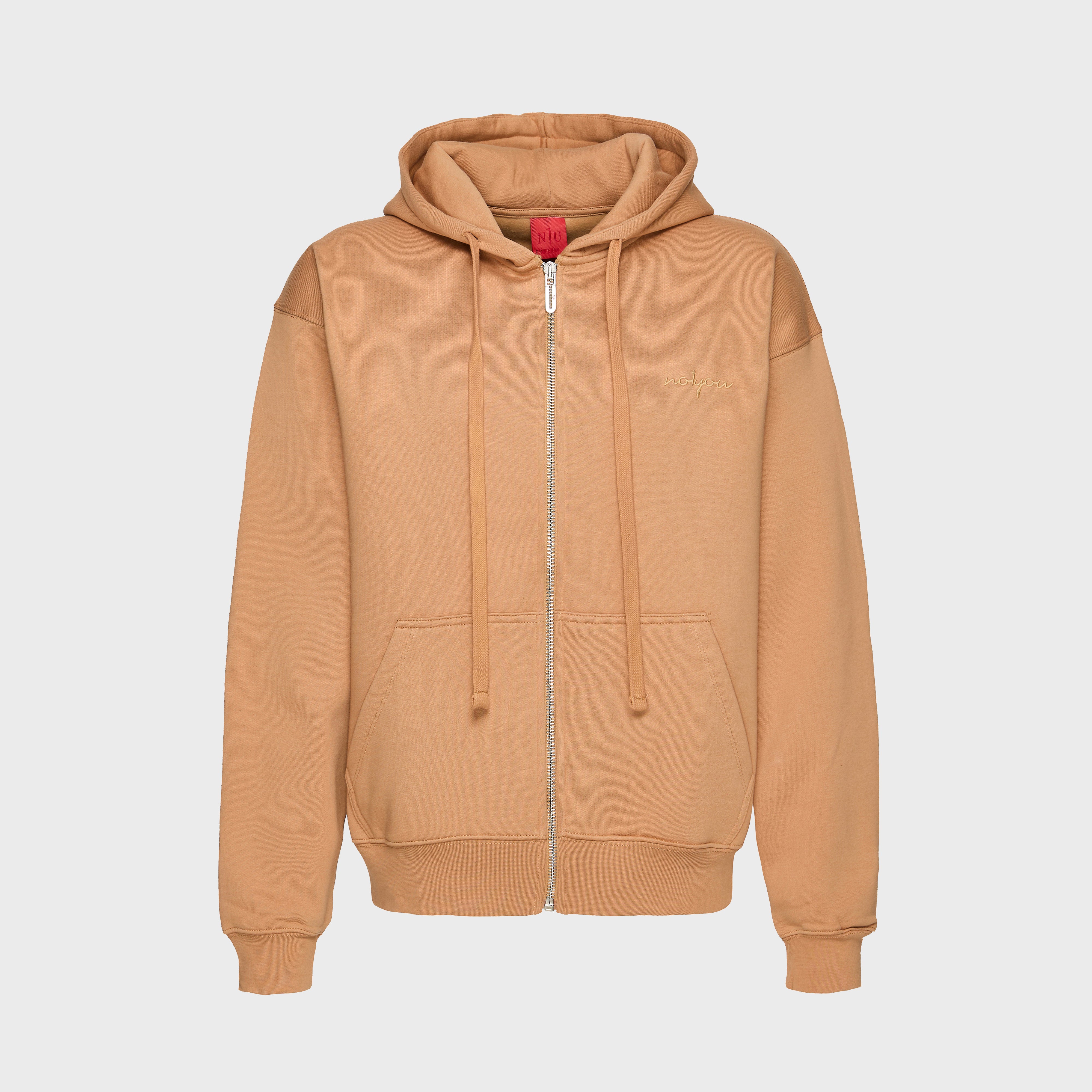 ESSENTIAL 1 COFFEE ZIP HOODIE