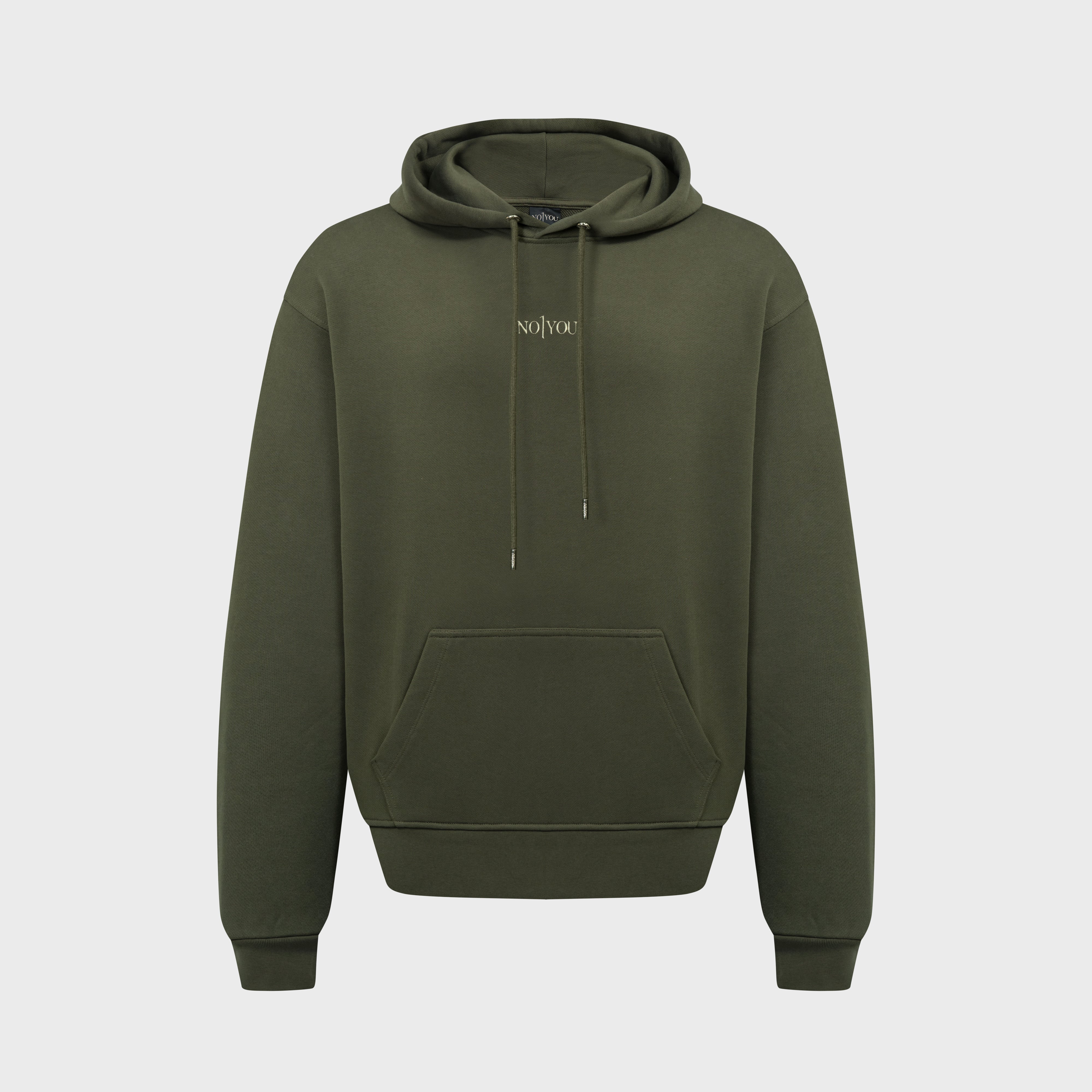 ESSENTIAL 2 DARK GREEN EMBROIDERY HOODIE