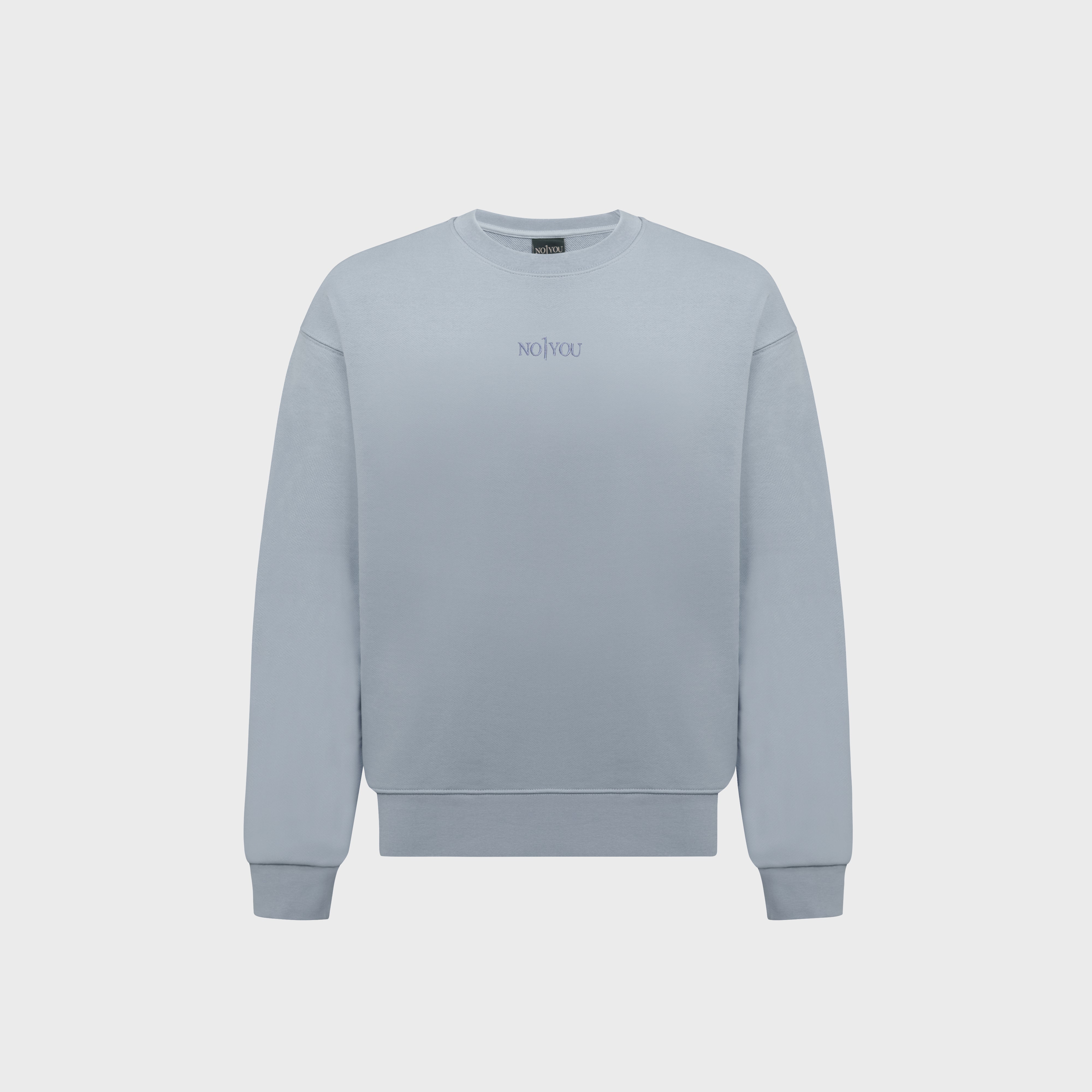 ESSENTIAL 2 LIGHT GREY EMBROIDERY SWEATSHIRT