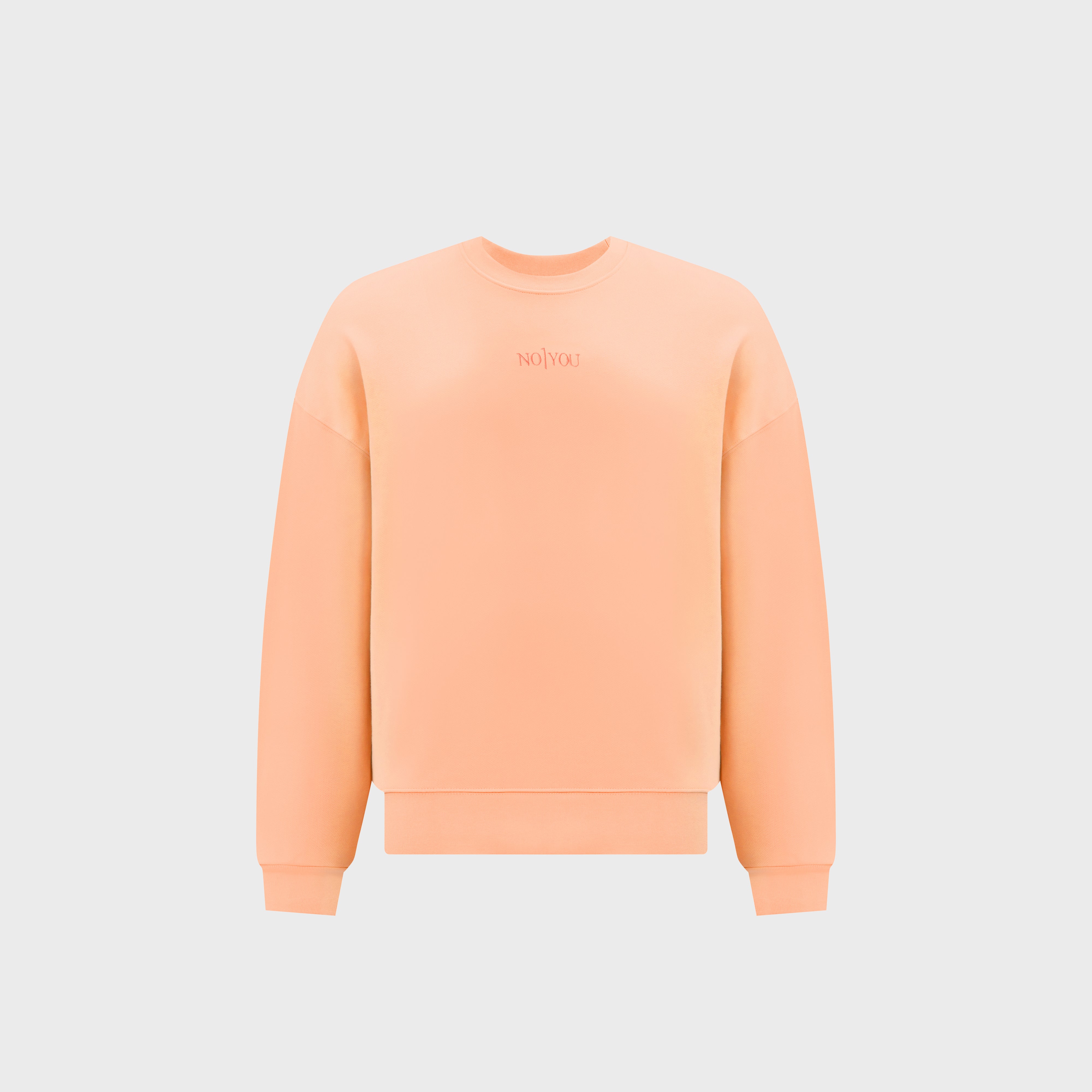 ESSENTIAL 2 PEACH FUZZ EMBROIDERY SWEATSHIRT