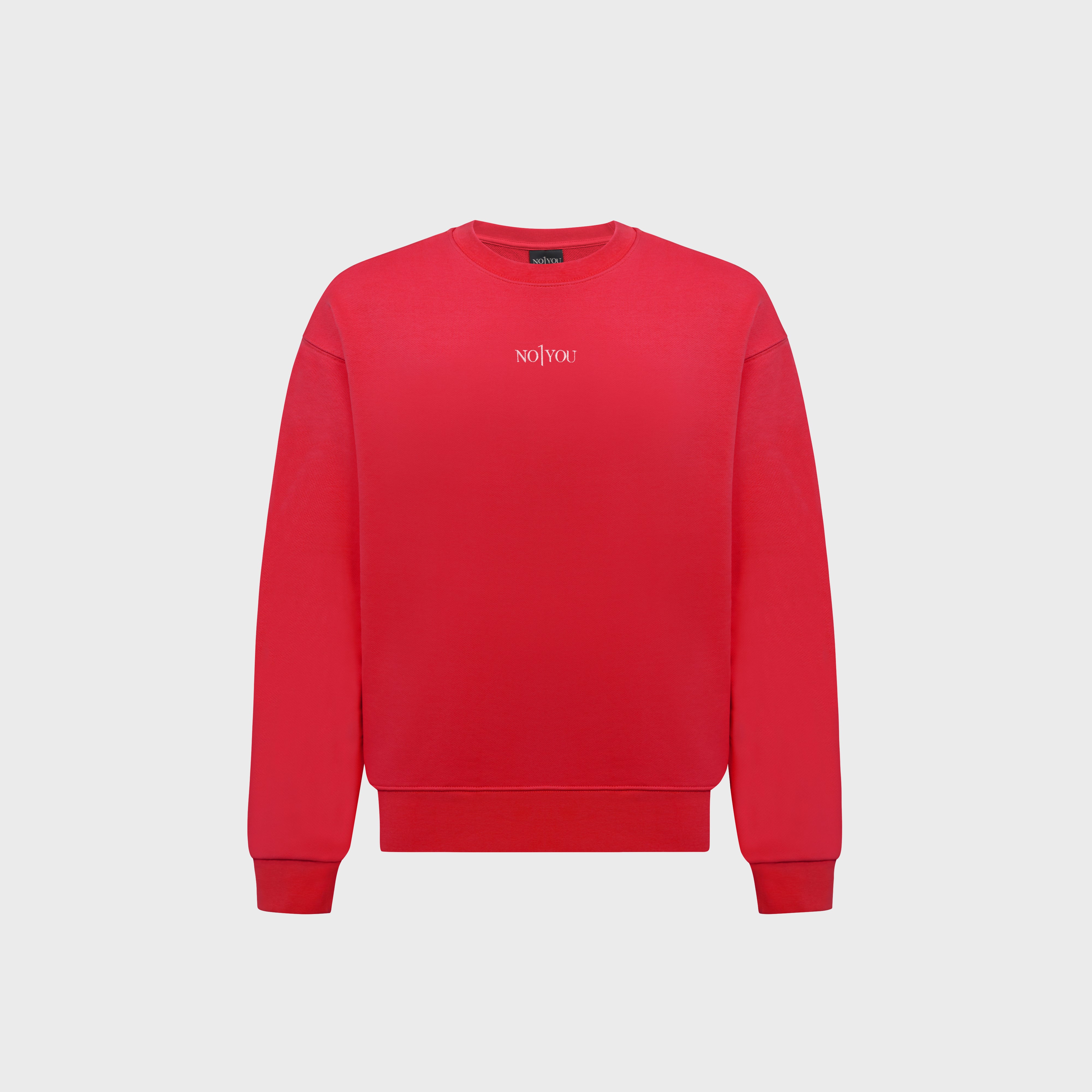 ESSENTIAL 2 RED EMBROIDERY SWEATSHIRT