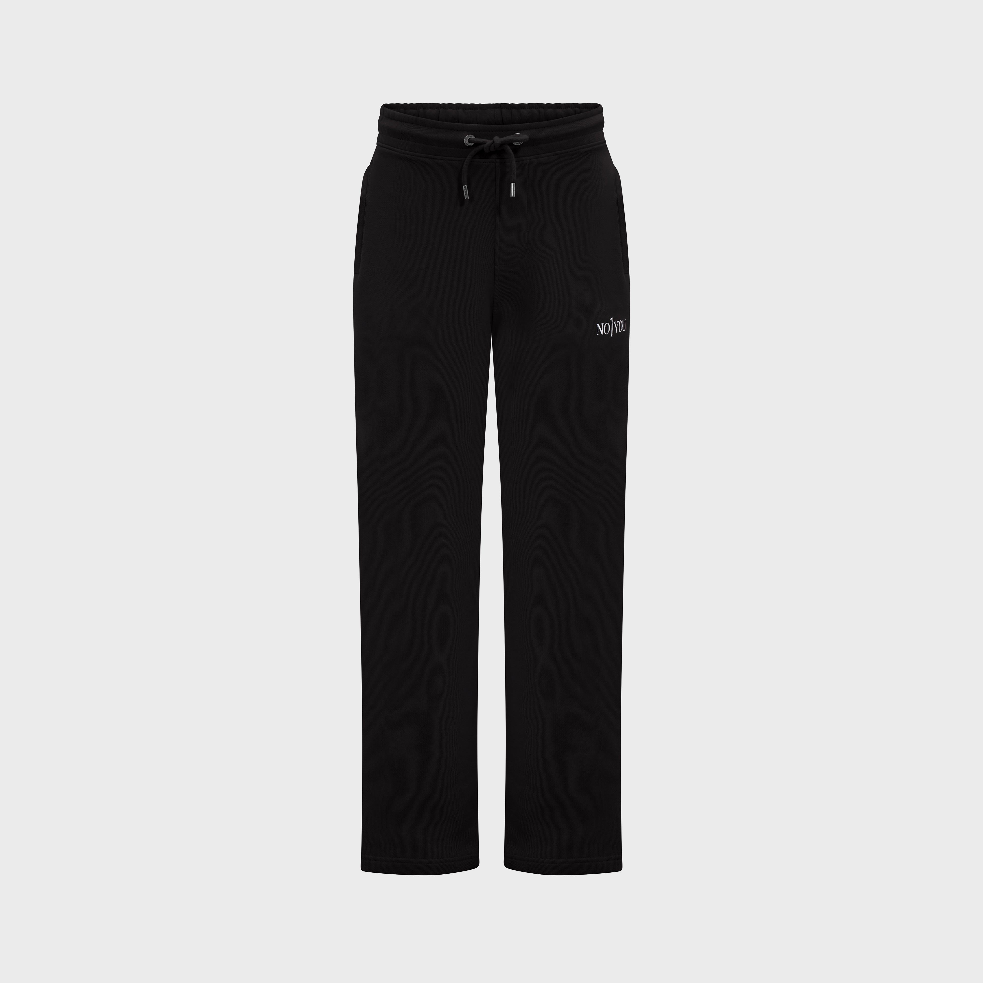 ESSENTIAL 2 BLACK EMBROIDERY SWEATPANTS