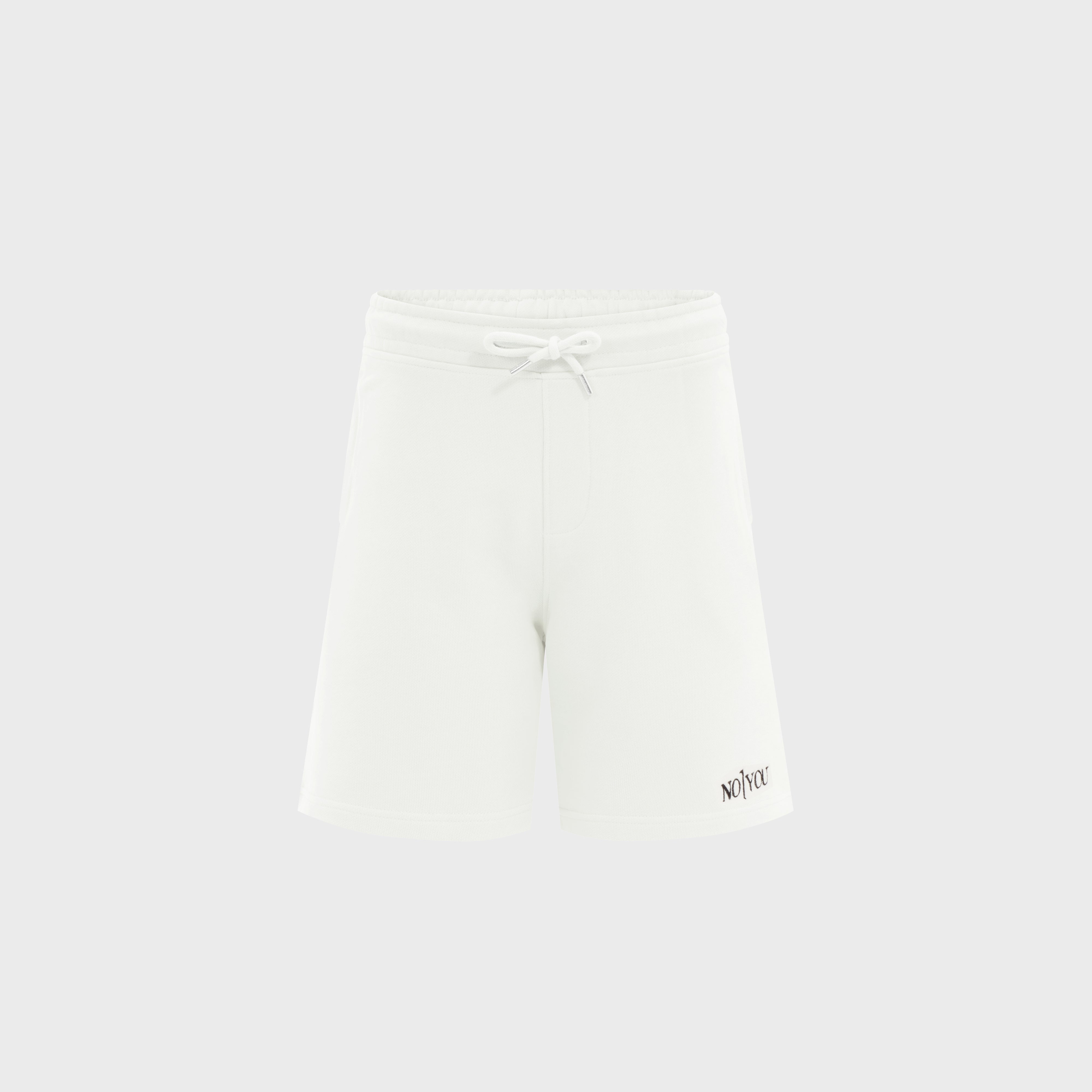 ESSENTIAL 2 WHITE EMBROIDERY SWEATSHORT