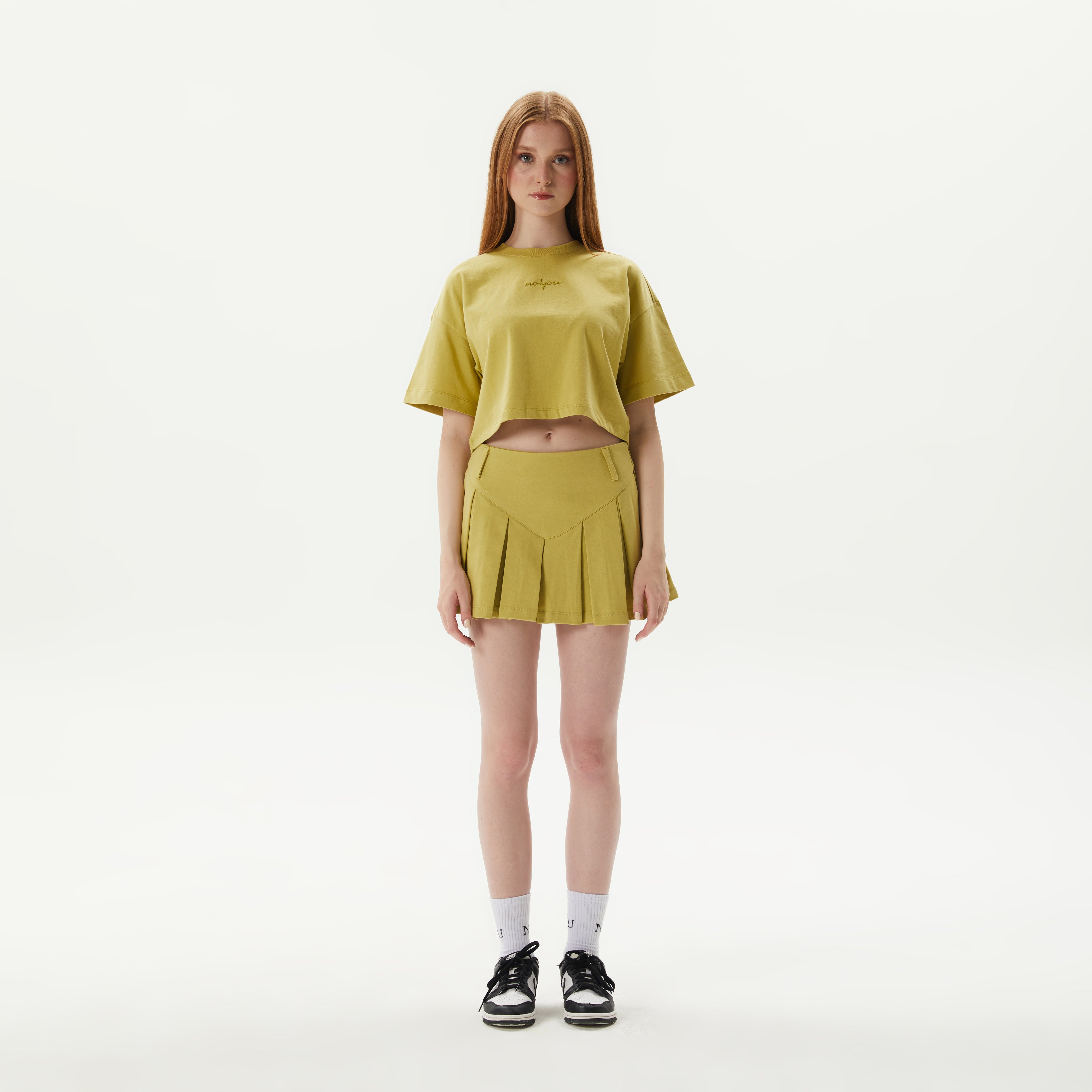 ESSENTIAL 1 LEAK GREEN SKORT