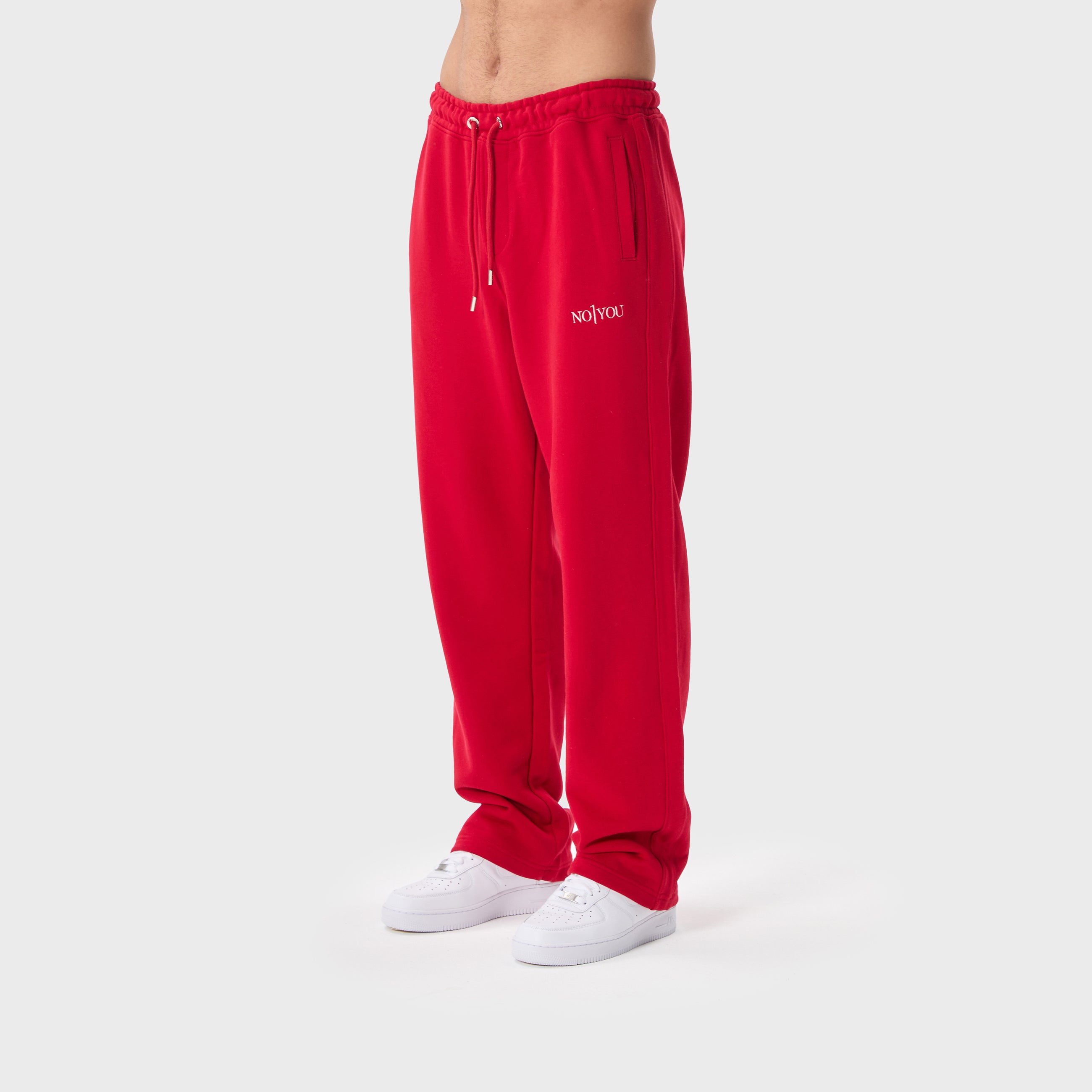 ESSENTIAL 2 RED EMBROIDERY SWEATPANTS