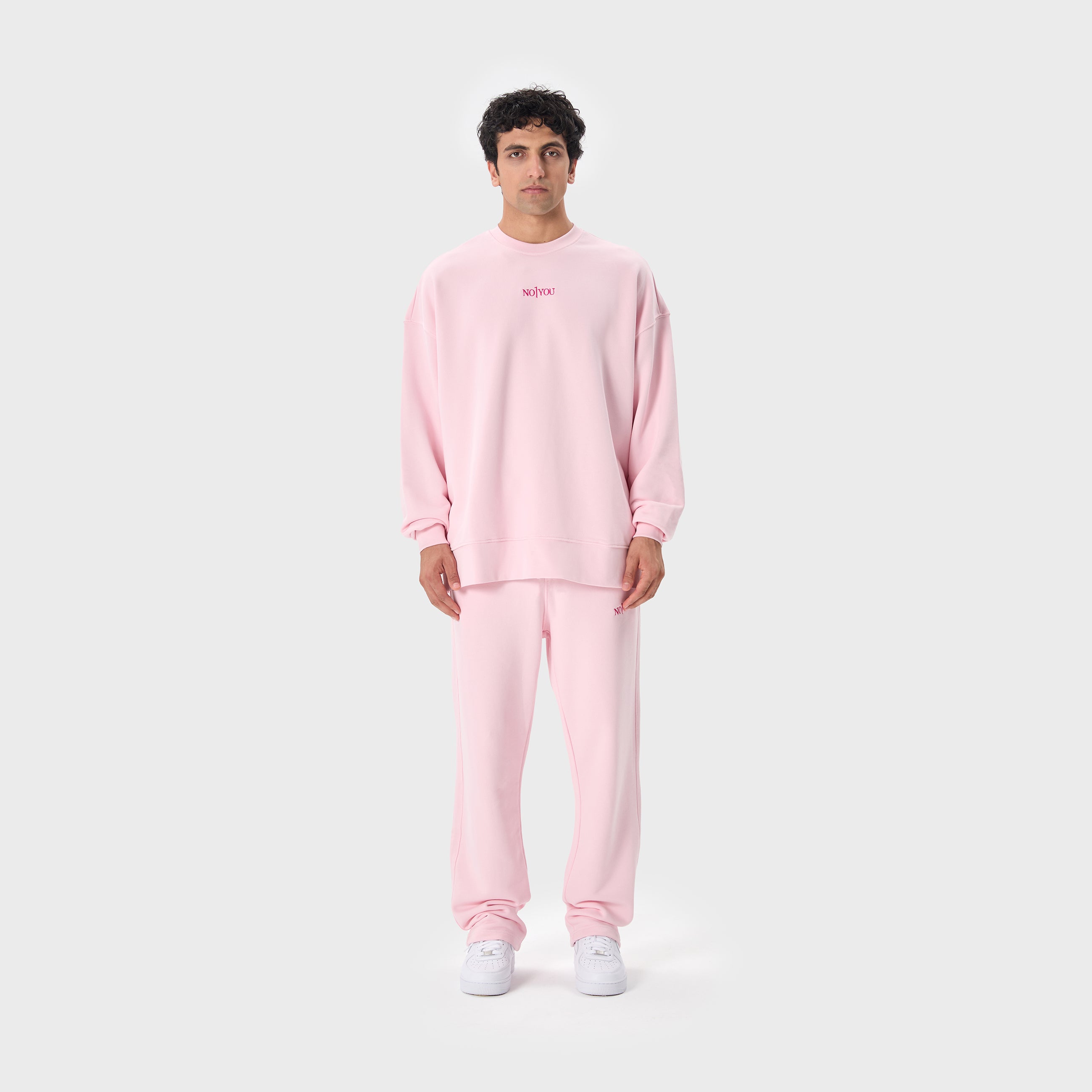 ESSENTIAL 2 PINK EMBROIDERY SWEATSHIRT