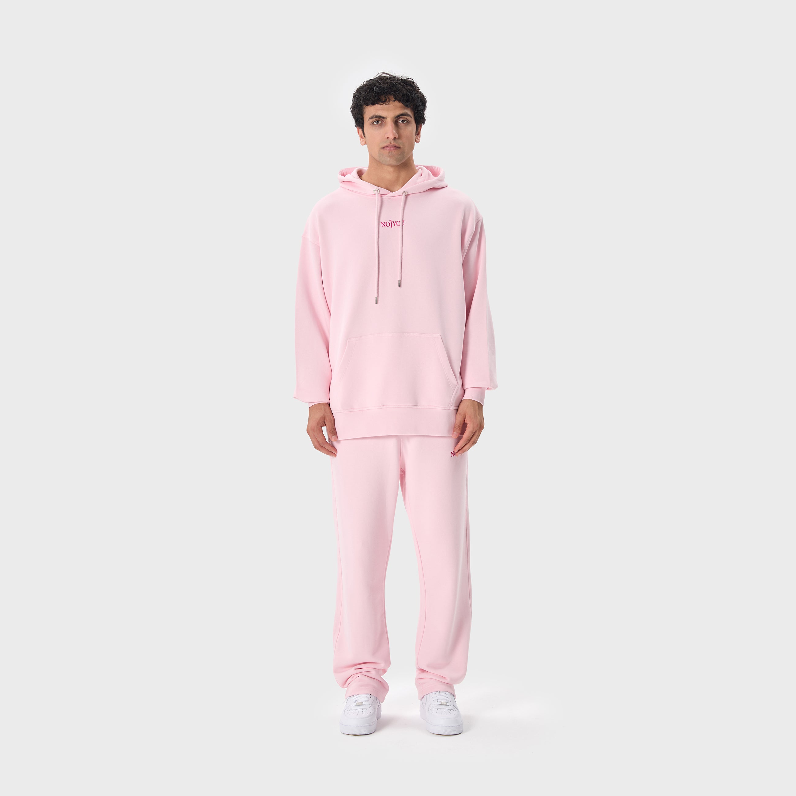 ESSENTIAL 2 PINK EMBROIDERY HOODIE