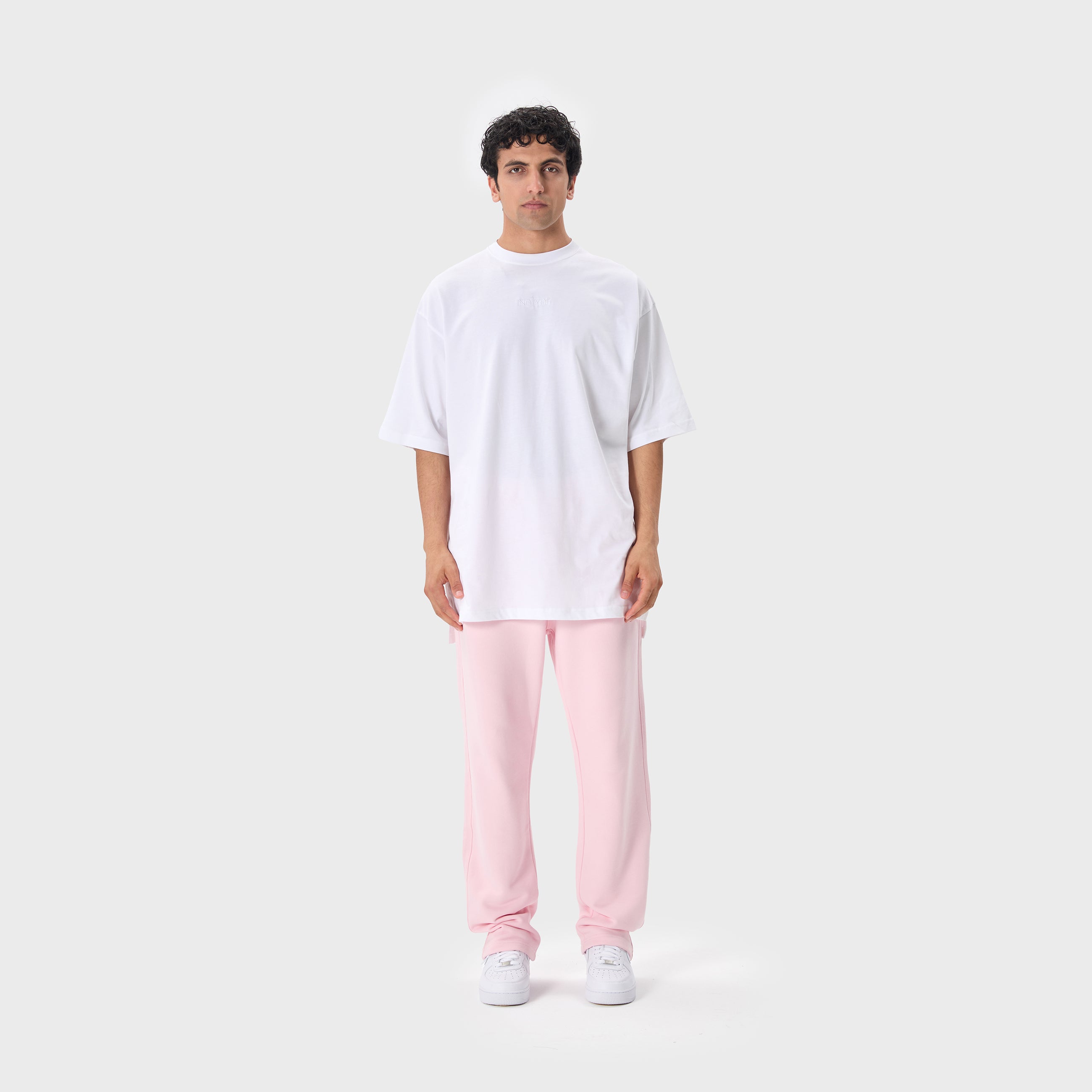 ESSENTIAL 2 PINK EMBROIDERY SWEATPANTS