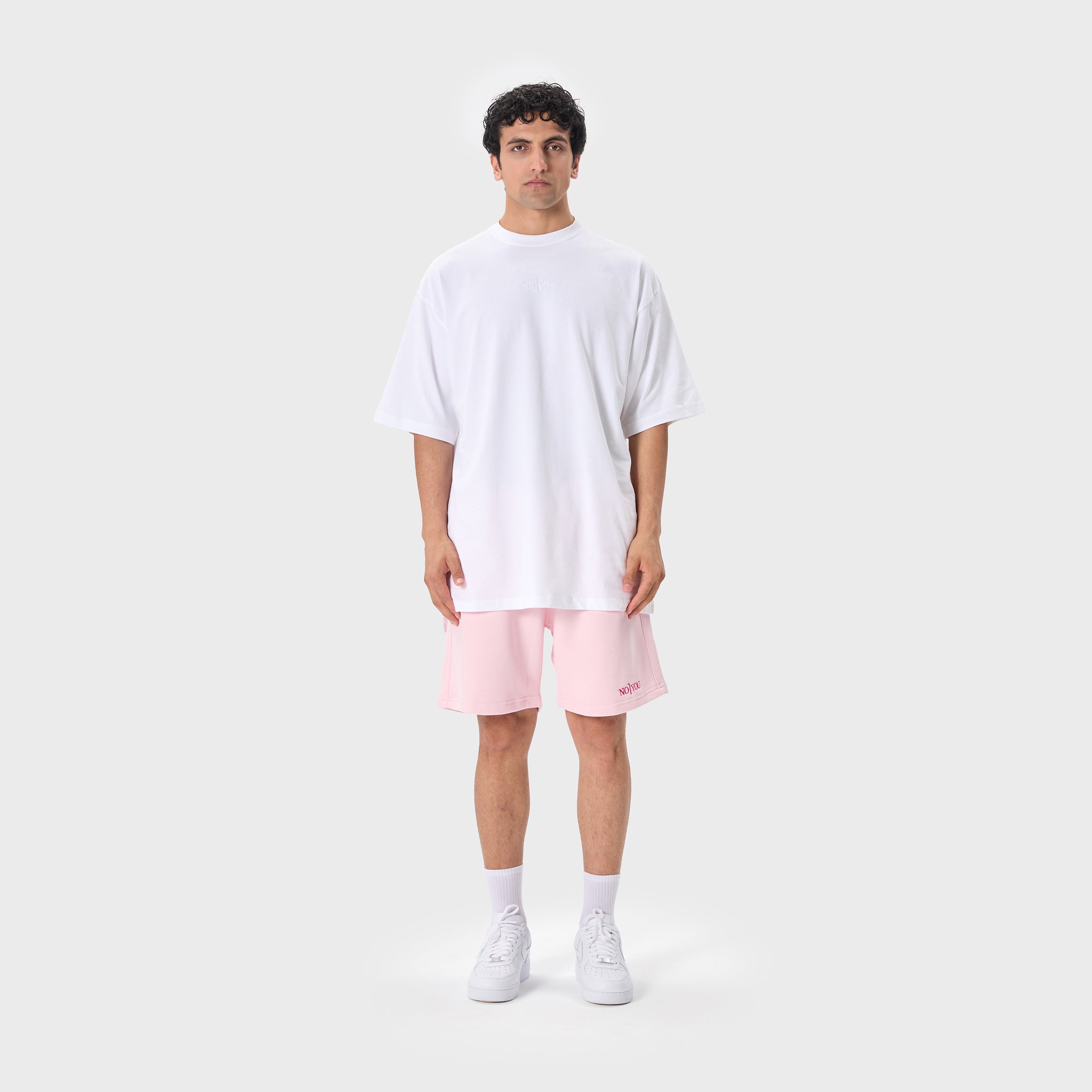 ESSENTIAL 2 PINK EMBROIDERY SWEATSHORT