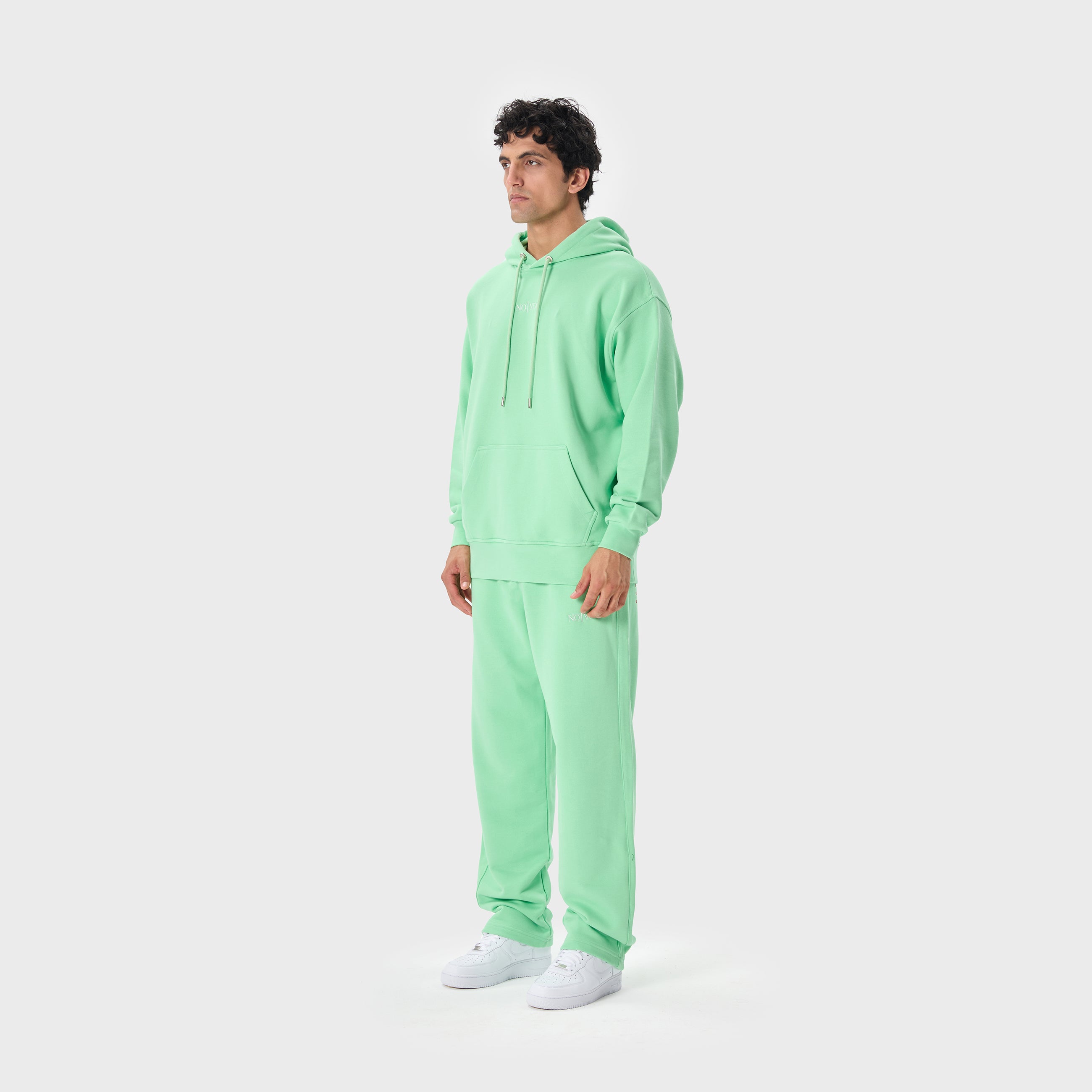 ESSENTIAL 2 GREEN ASH EMBROIDERY HOODIE