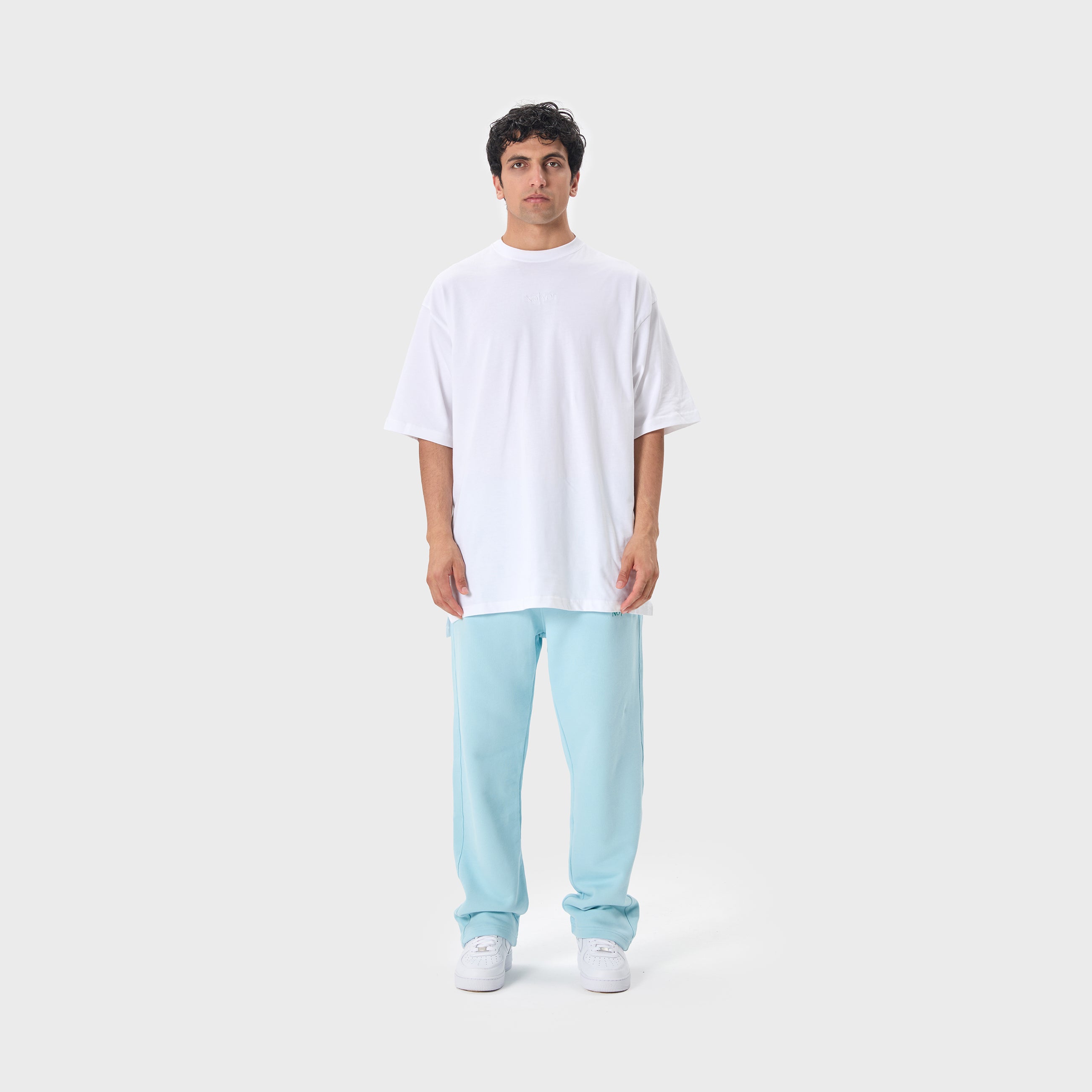 ESSENTIAL 2 BABY BLUE EMBROIDERY SWEATPANTS