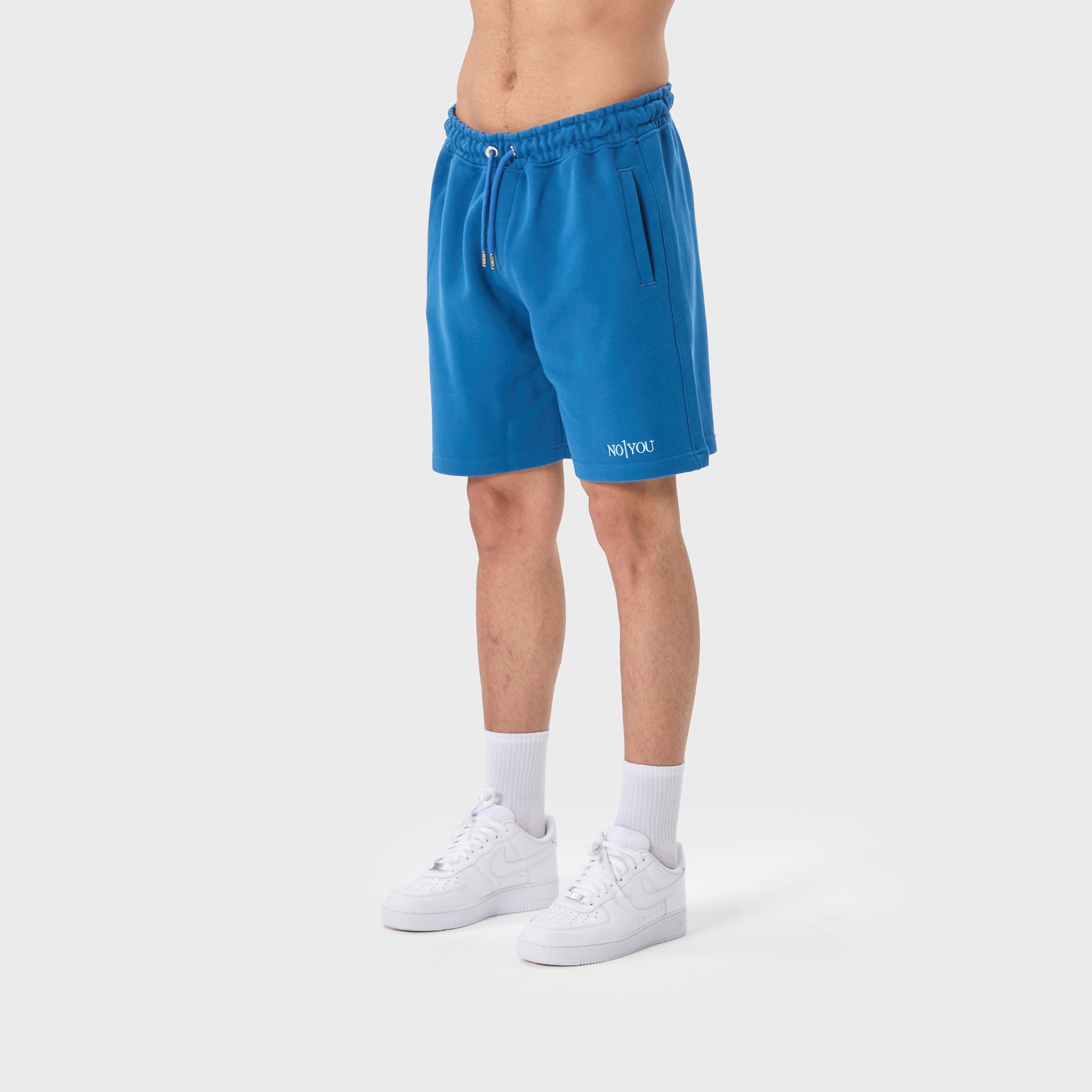ESSENTIAL 2 DARK BLUE EMBROIDERY SWEATSHORT
