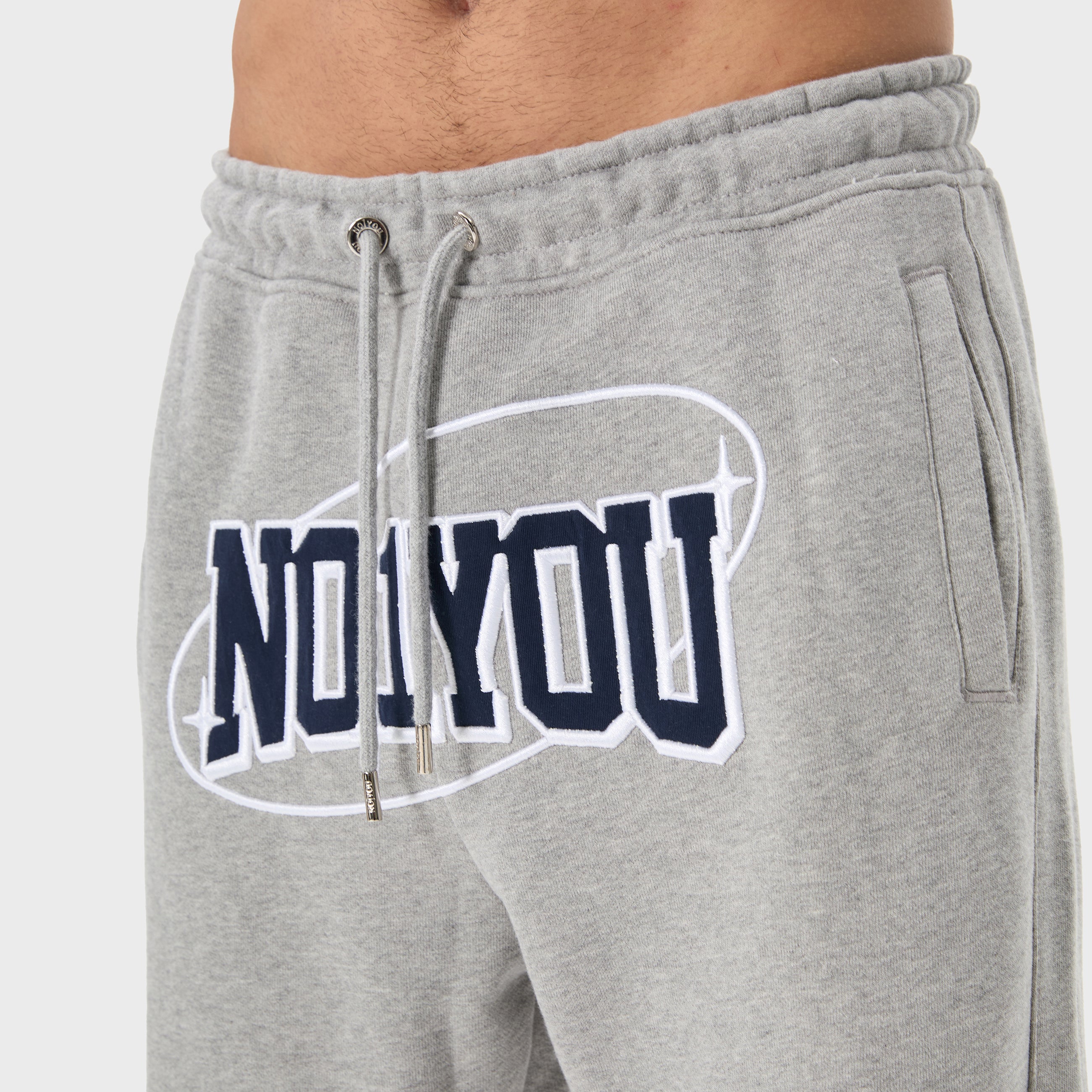 ESSENTIAL 2 GREY MELANGE STAR SWEATSHORT