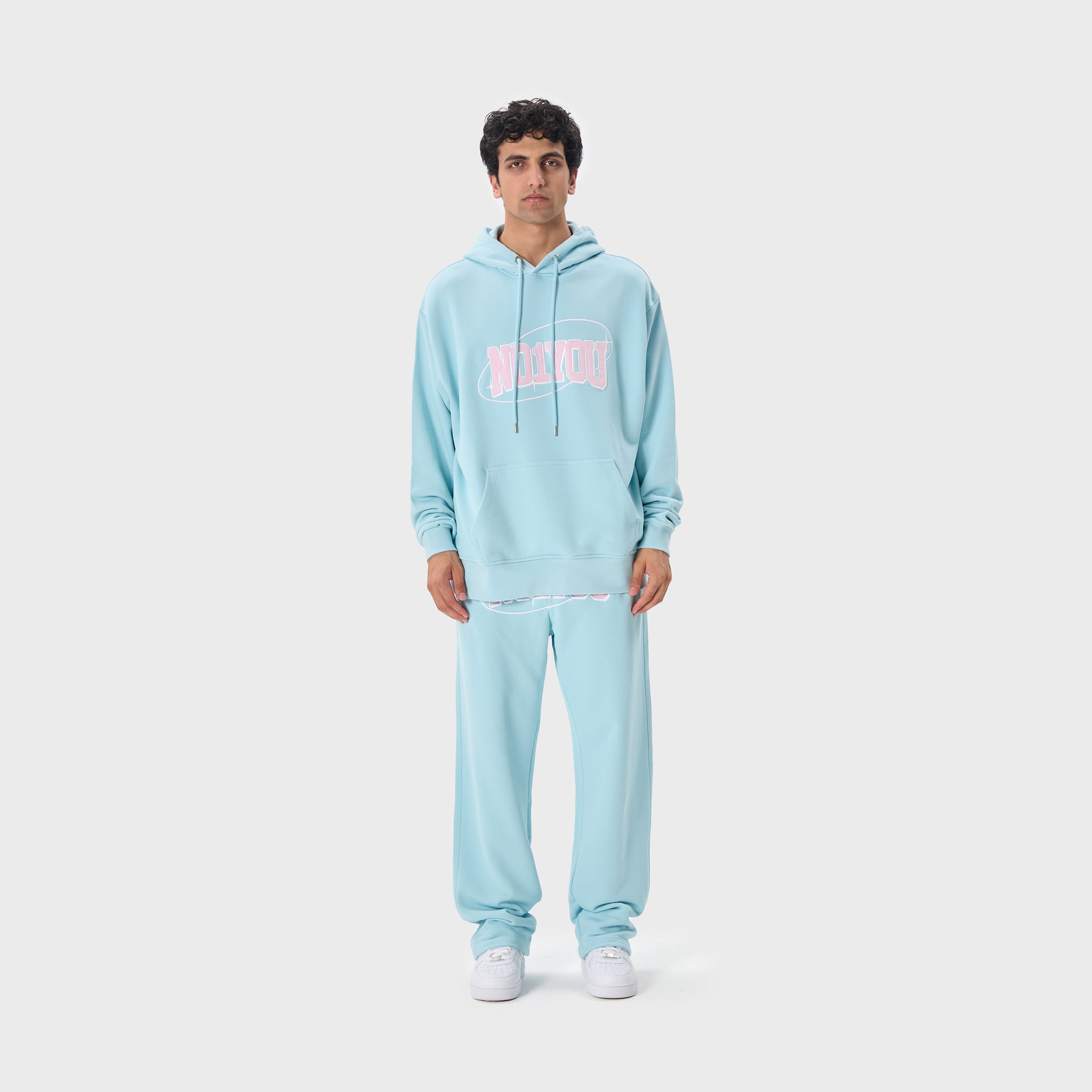 ESSENTIAL 2 BABY BLUE STAR HOODIE