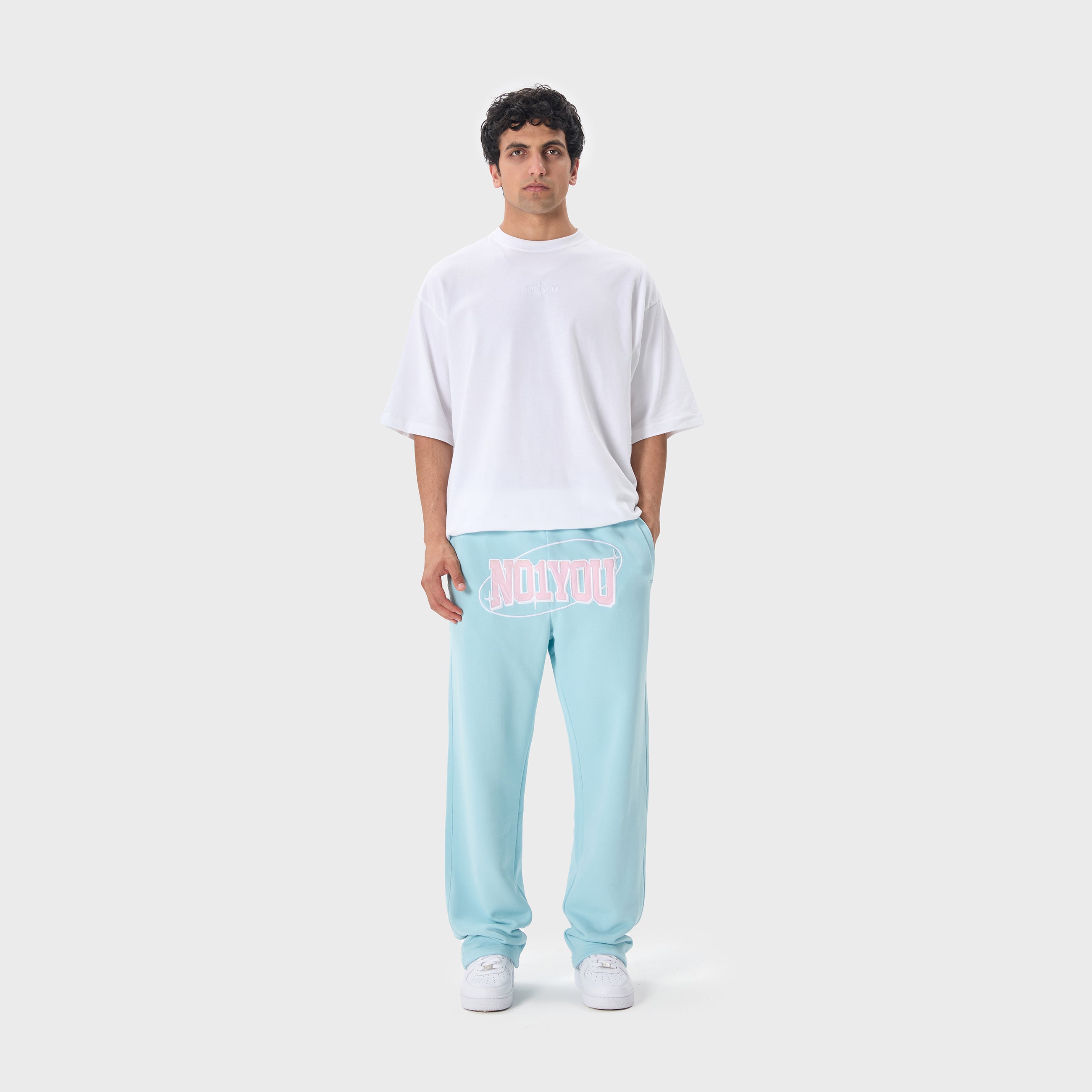 ESSENTIAL 2 BABY BLUE STAR SWEATPANTS