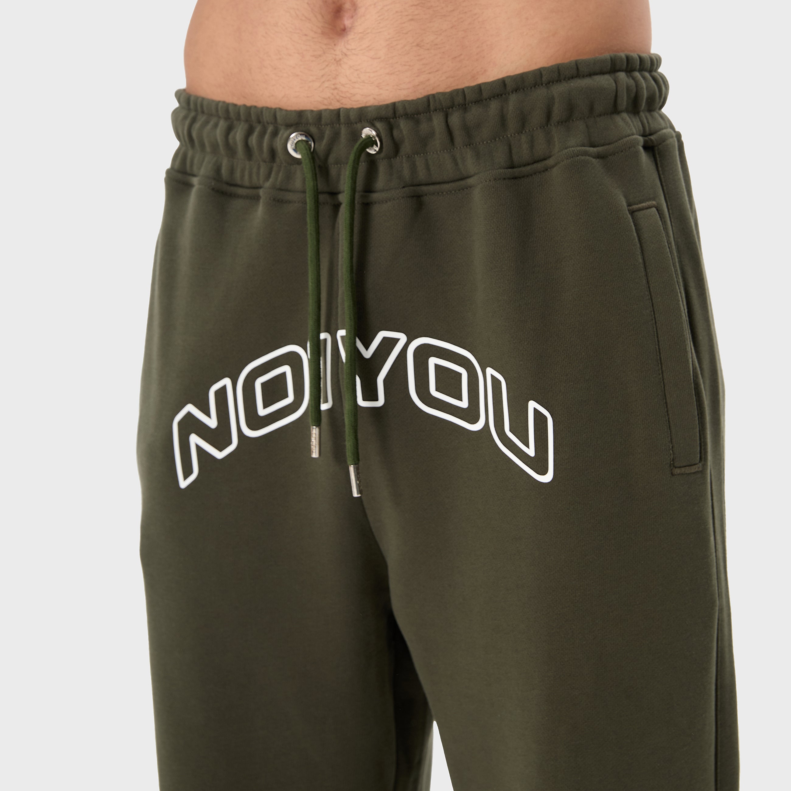 ESSENTIAL 2 DARK GREEN EMBOSSED SWEATPANTS