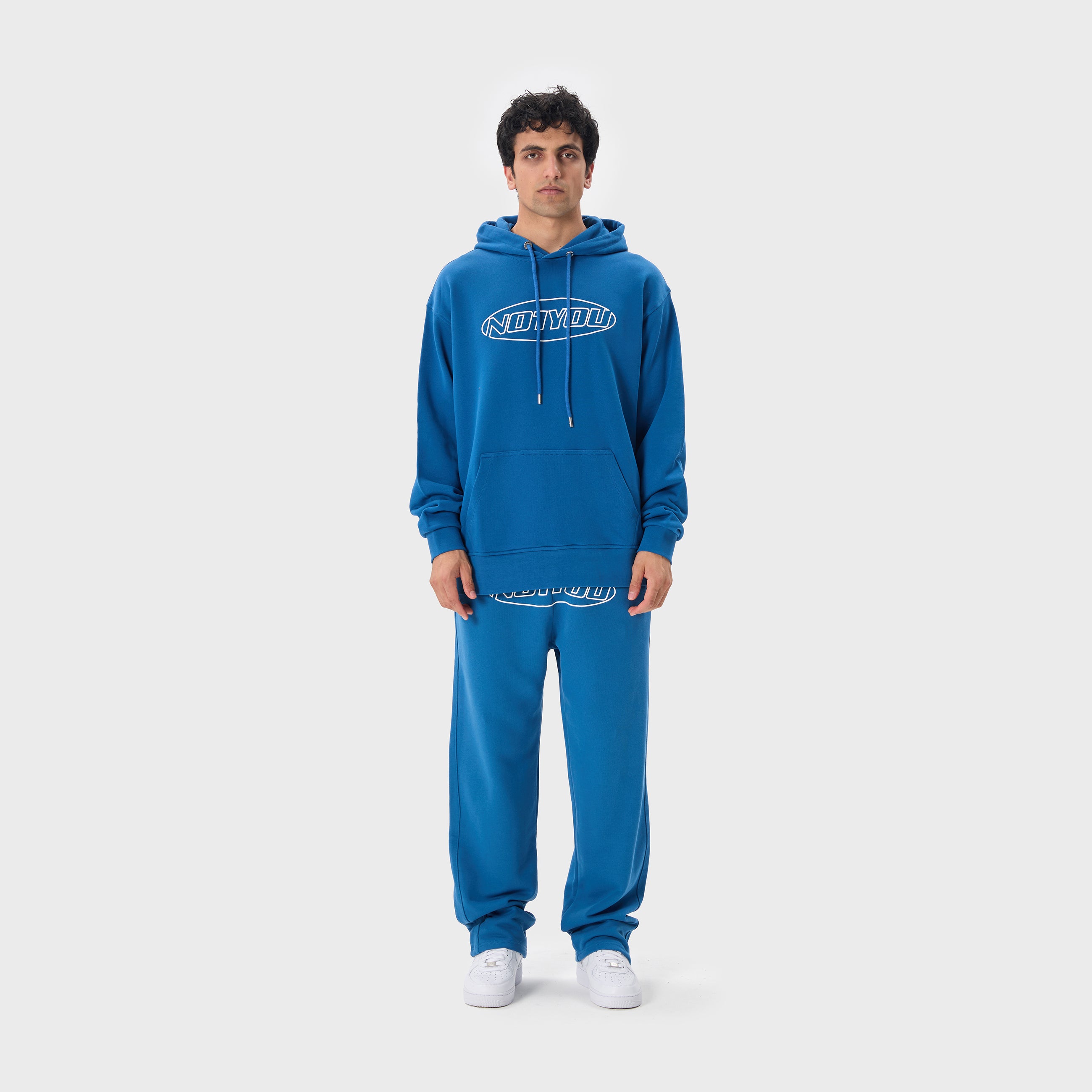 ESSENTIAL 2 DARK BLUE ELLIPSE HOODIE