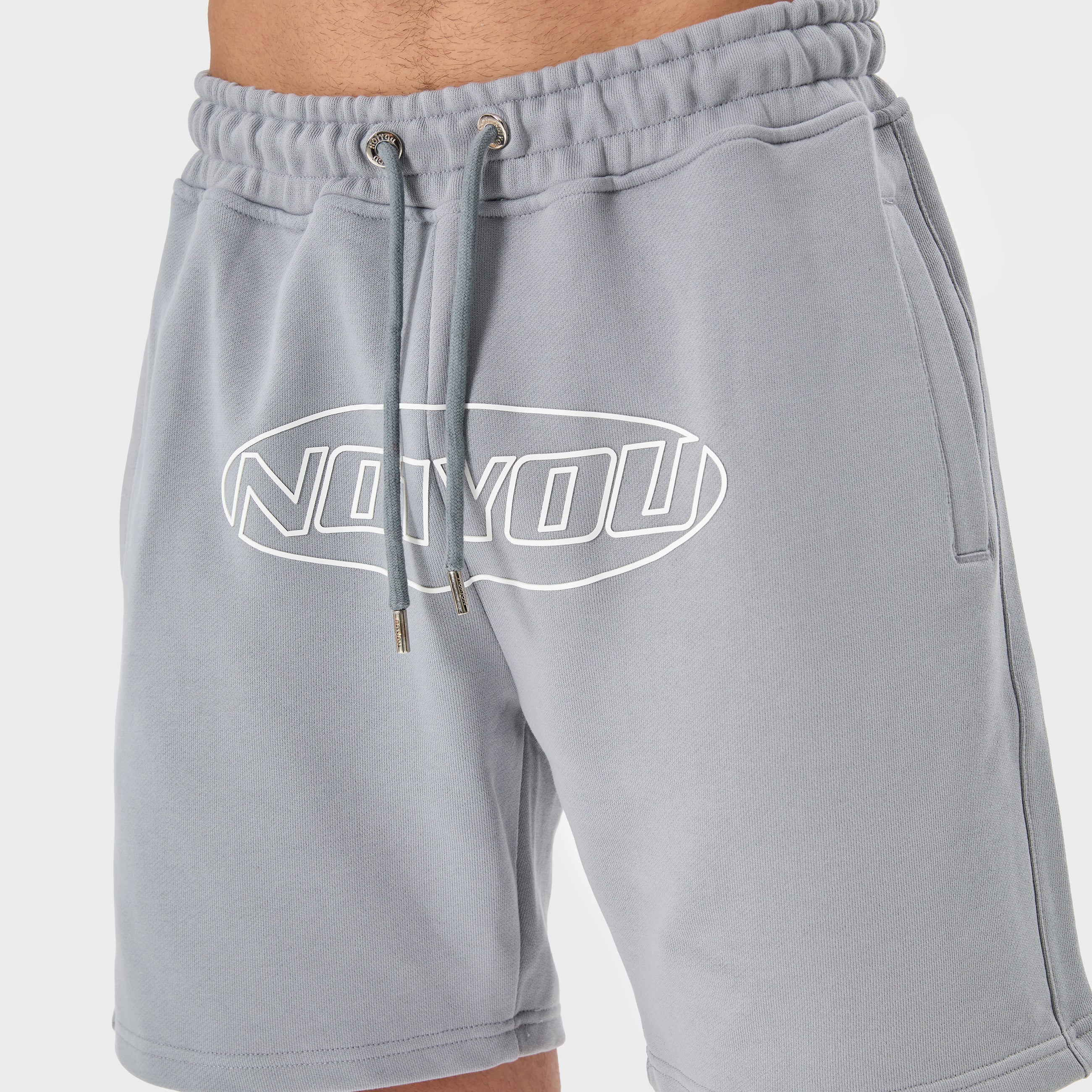 ESSENTIAL 2 LIGHT GREY ELLIPSE SWEATSHORT