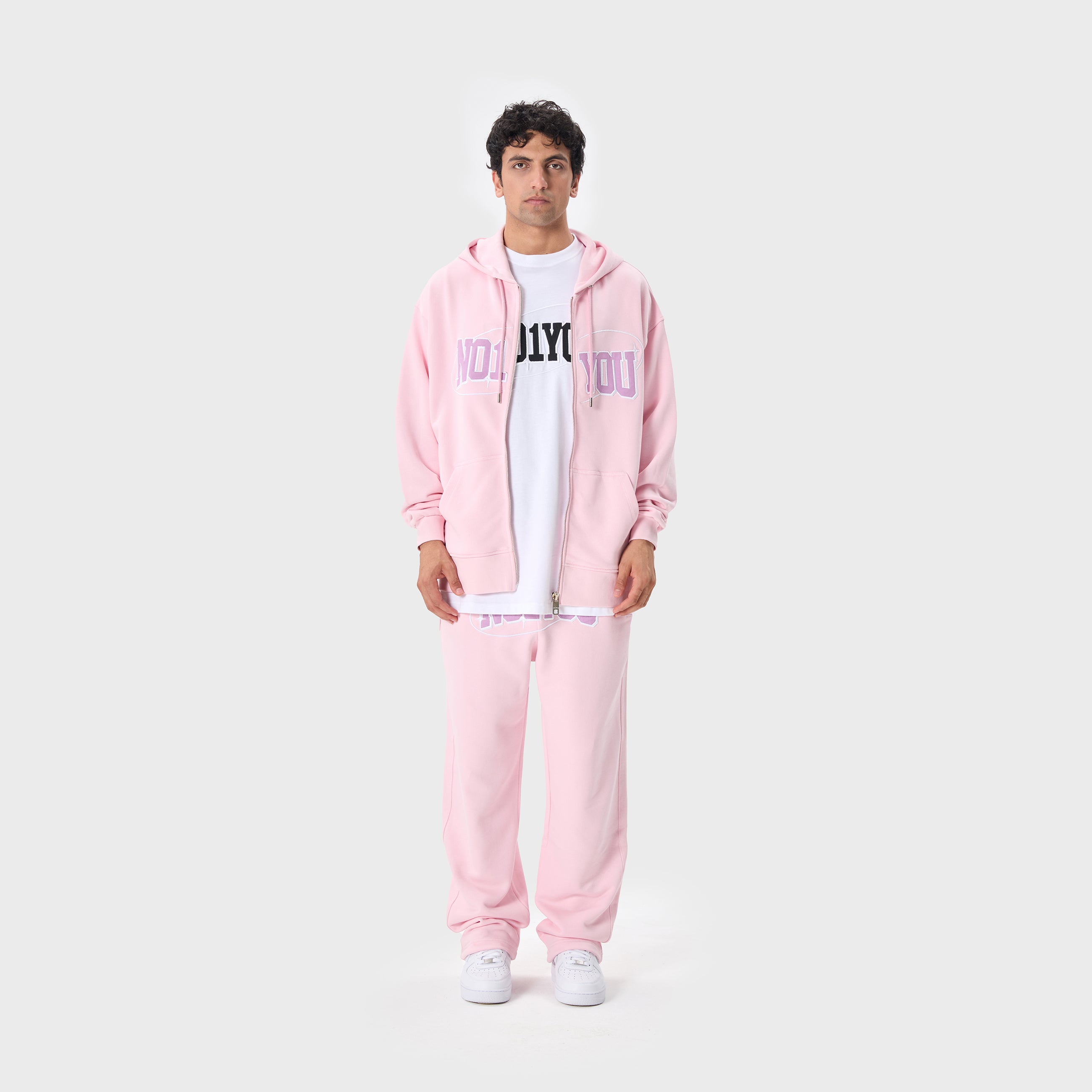 ESSENTIAL 2 PINK STAR ZIP HOODIE