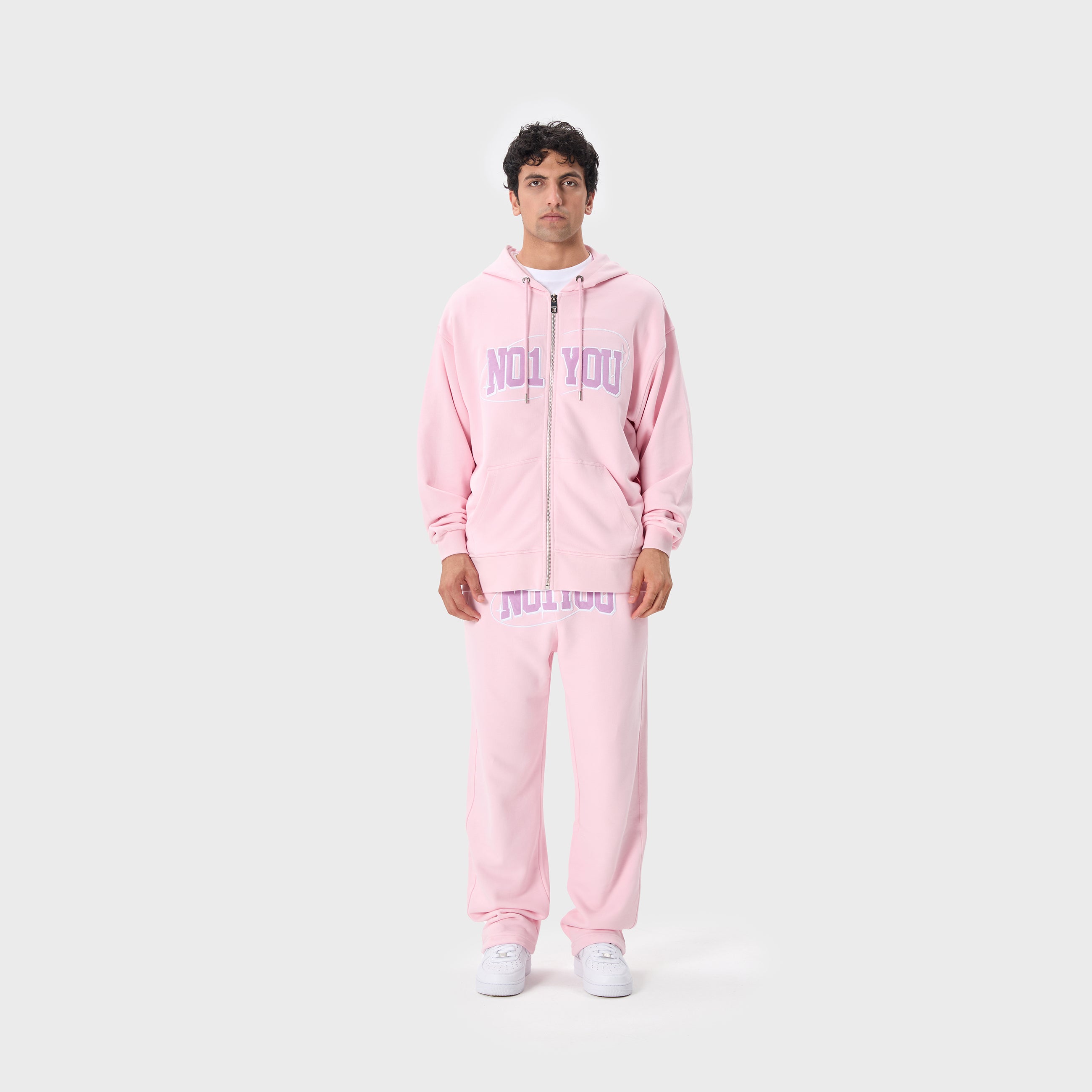ESSENTIAL 2 PINK STAR ZIP HOODIE