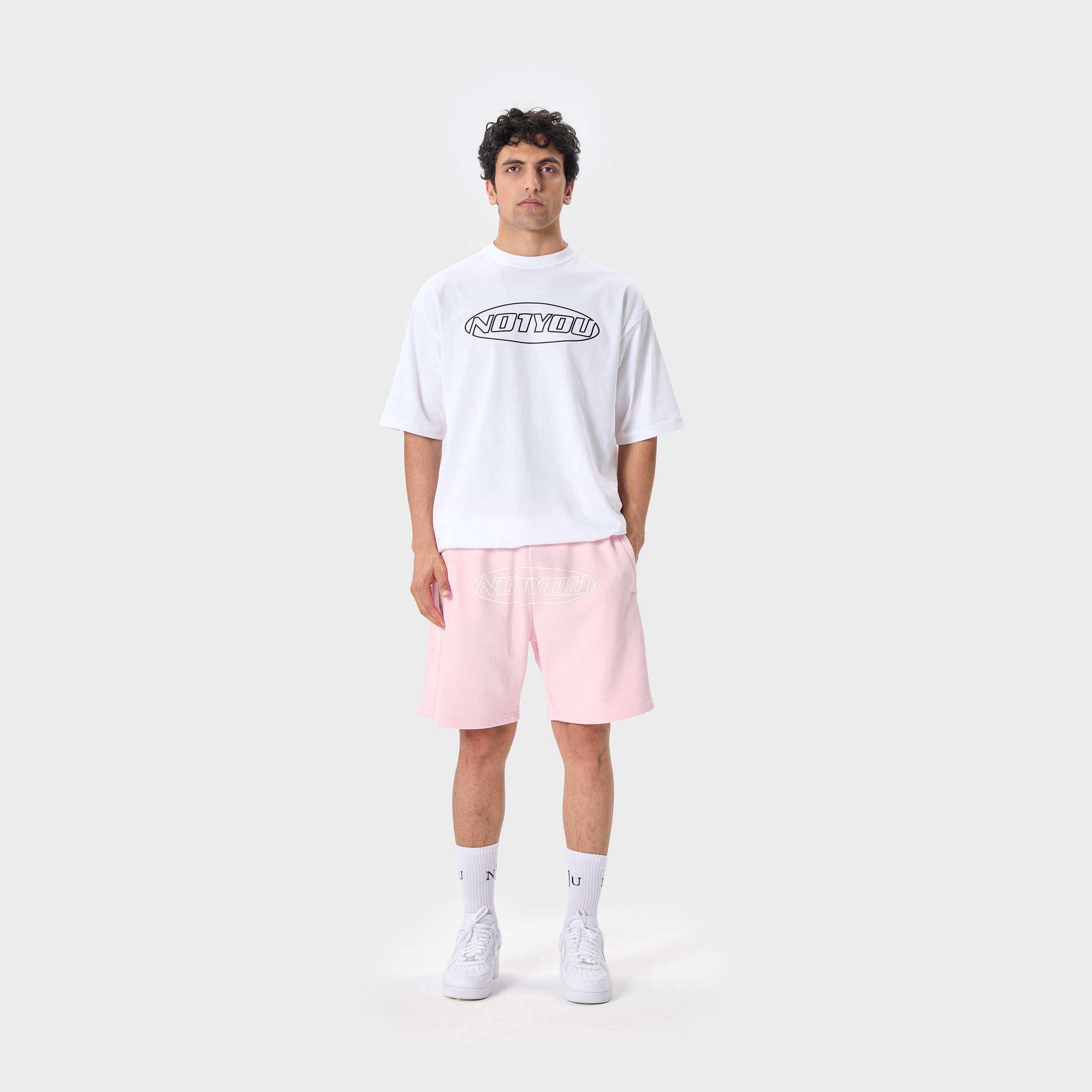 ESSENTIAL 2 PINK ELLIPSE SWEATSHORT