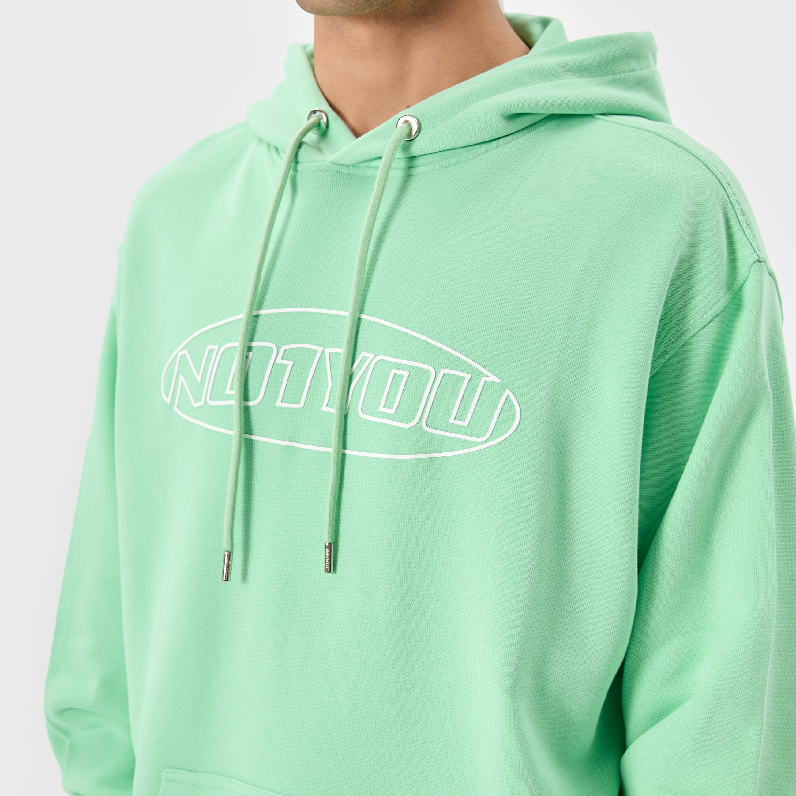 ESSENTIAL 2 GREEN ASH ELLIPSE HOODIE
