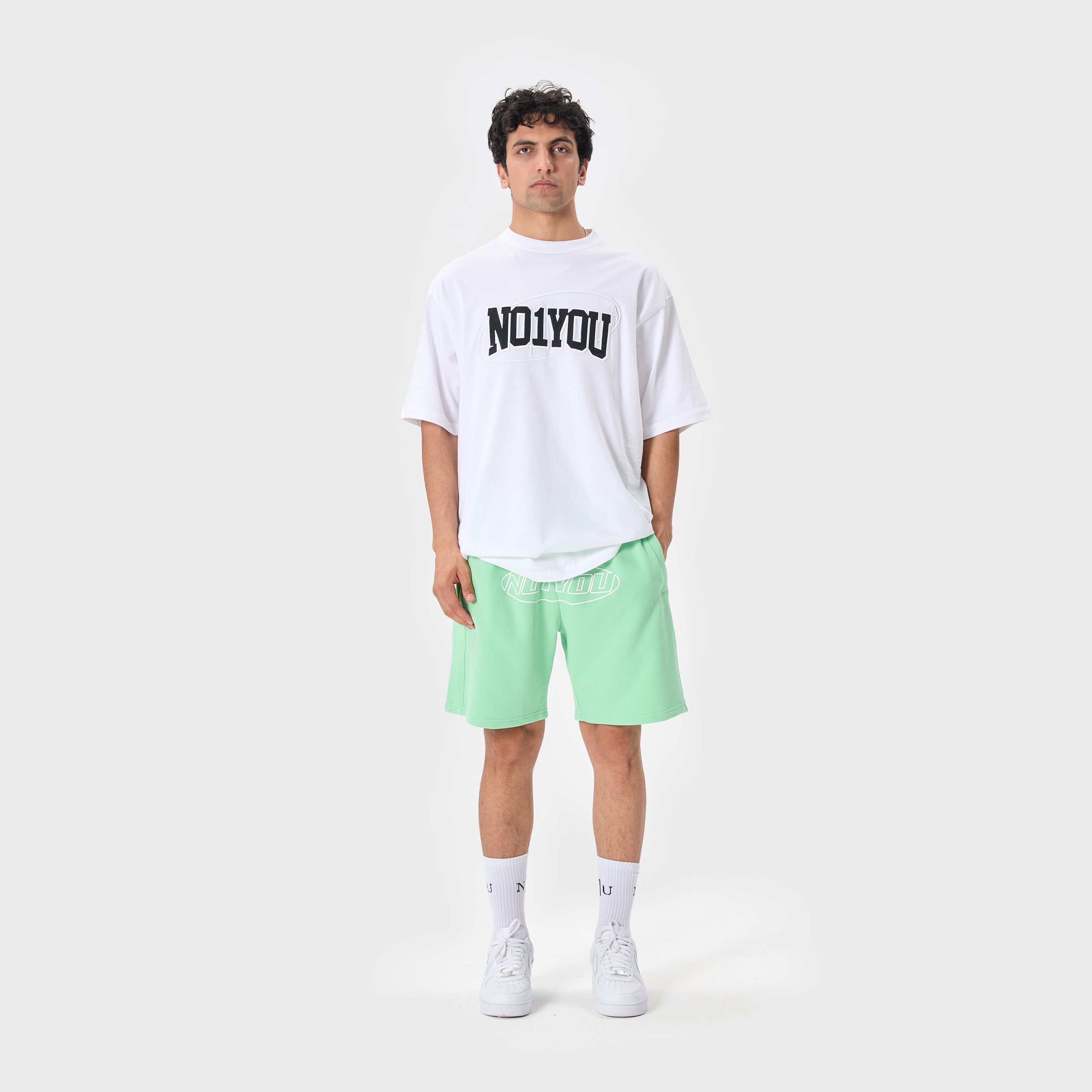 ESSENTIAL 2 GREEN ASH ELLIPSE SWEATSHORT