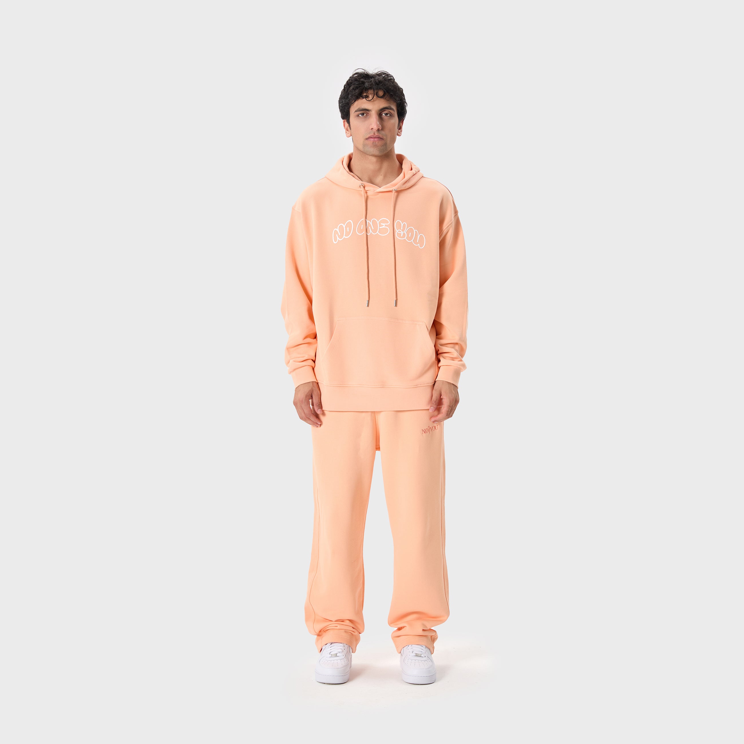 ESSENTIAL 2 PEACH FUZZ GRAFFITI HOODIE
