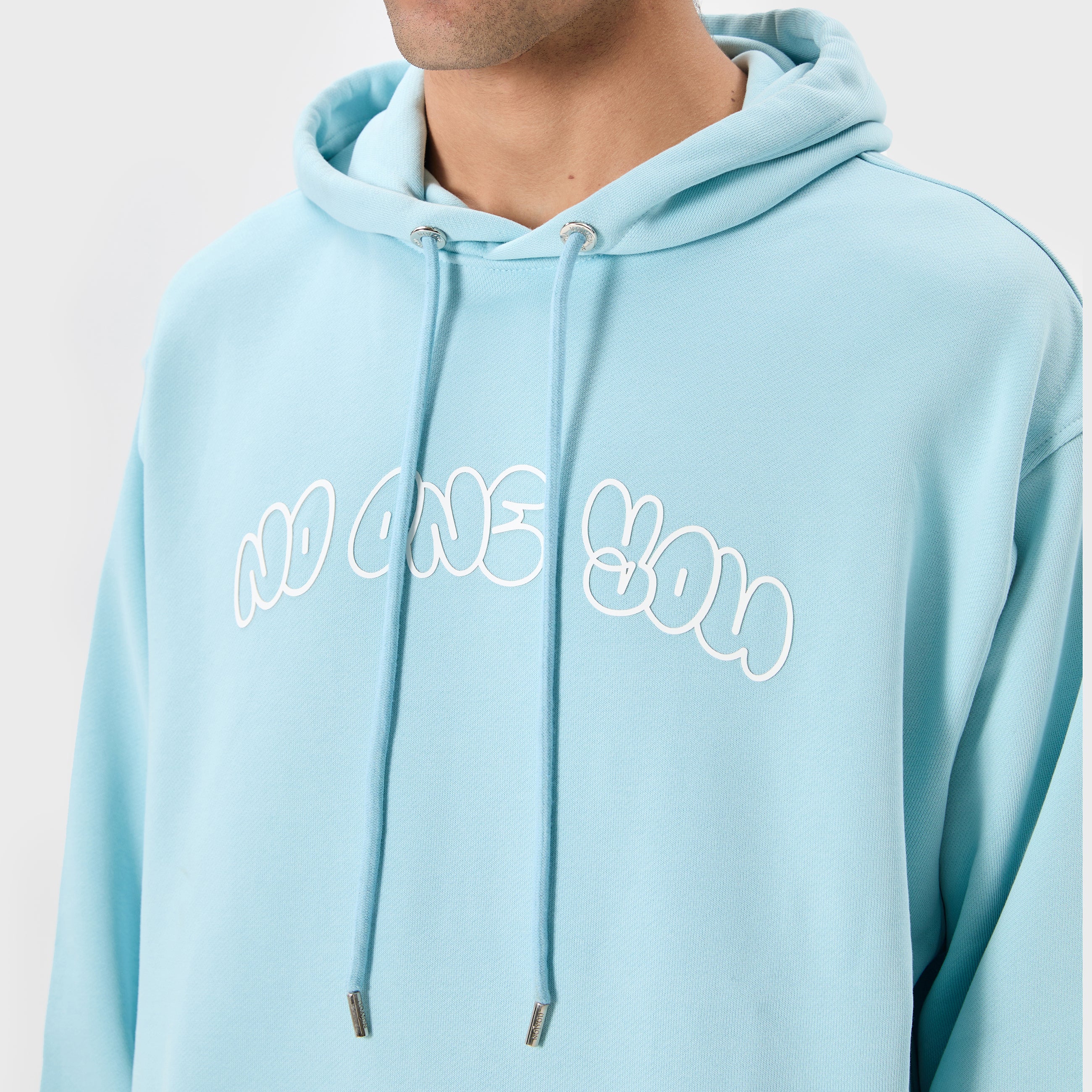 ESSENTIAL 2 BABY BLUE GRAFFITI HOODIE