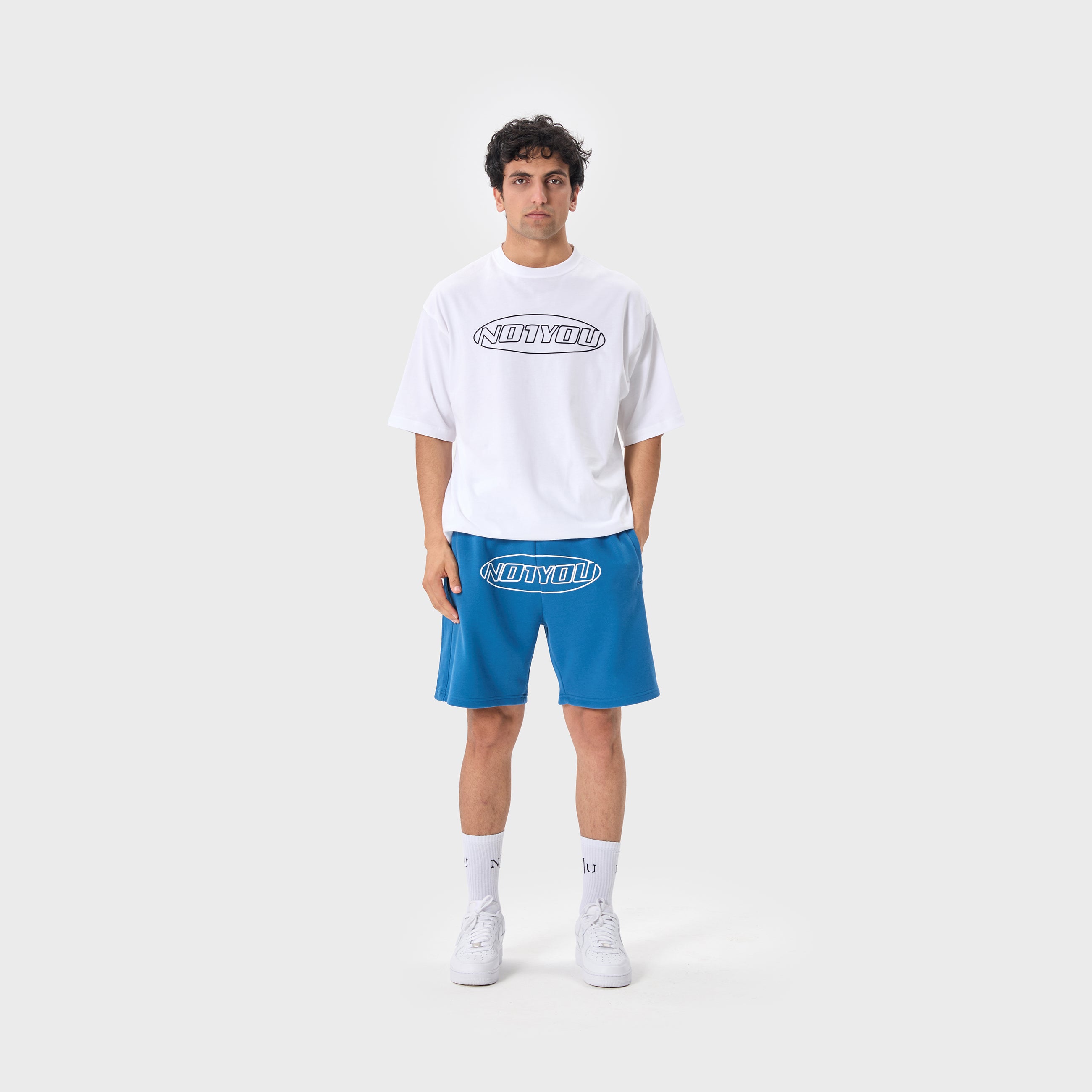 ESSENTIAL 2 DARK BLUE ELLIPSE SWEATSHORT