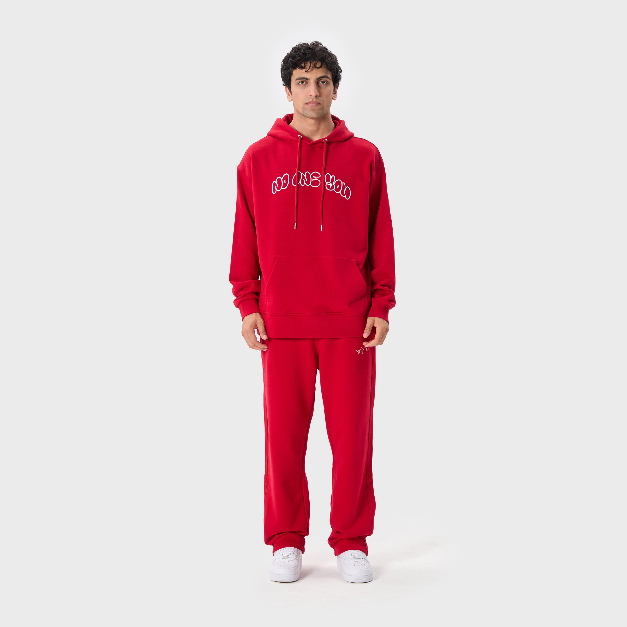 ESSENTIAL 2 RED GRAFFITI HOODIE