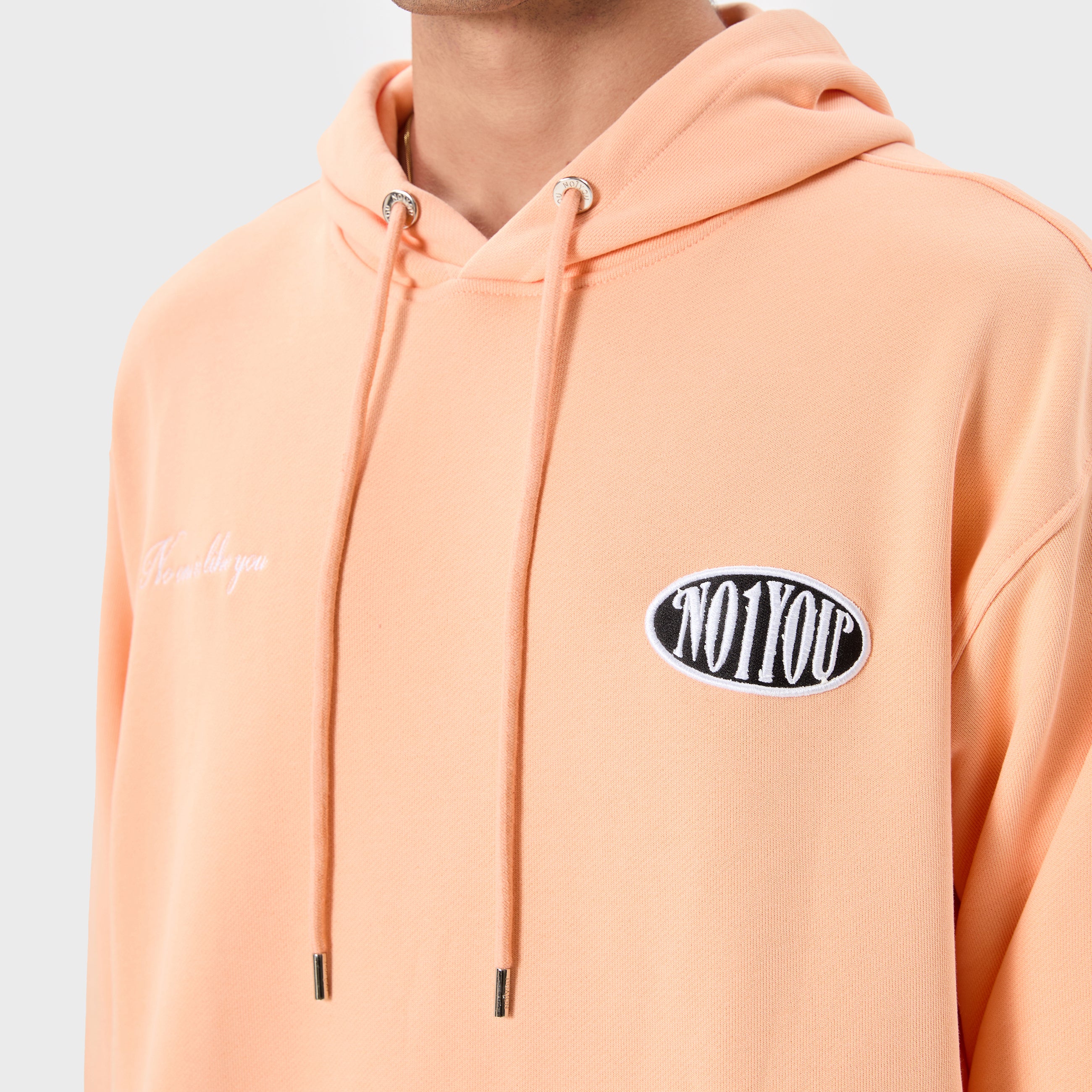 ESSENTIAL 2 PEACH FUZZ CRESTED HOODIE