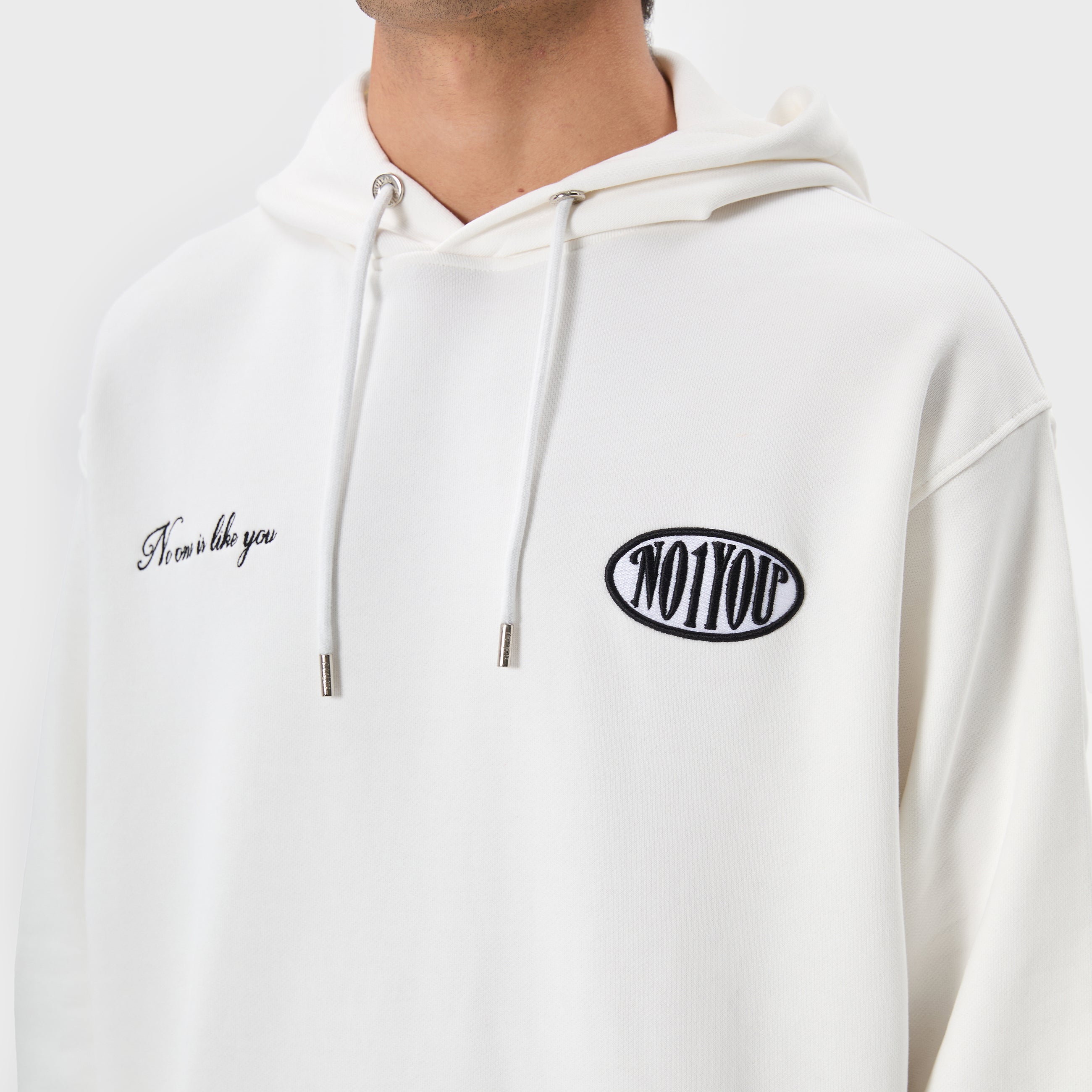 ESSENTIAL 2 WHITE CRESTED HOODIE