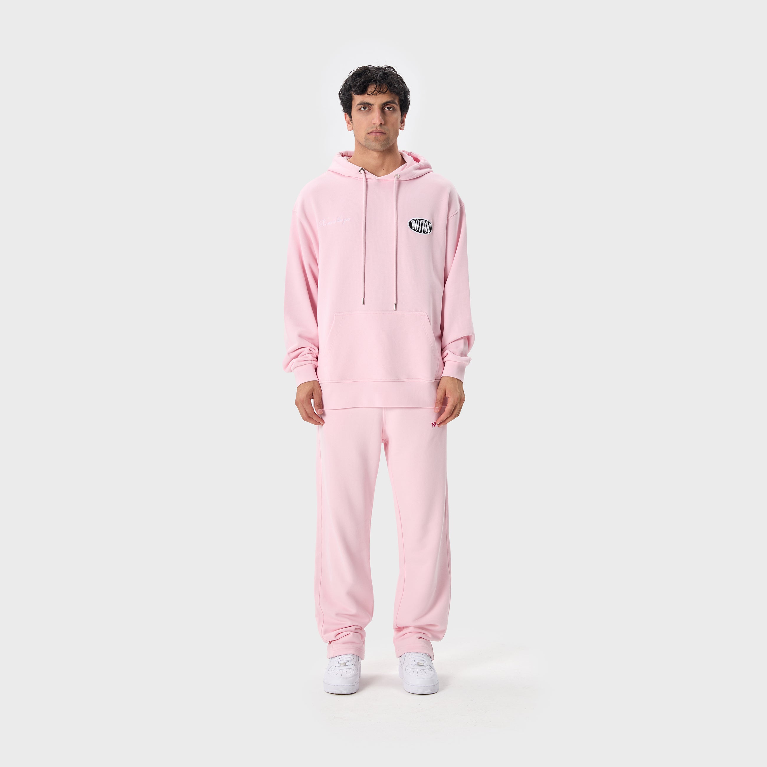 ESSENTIAL 2 PINK CRESTED HOODIE