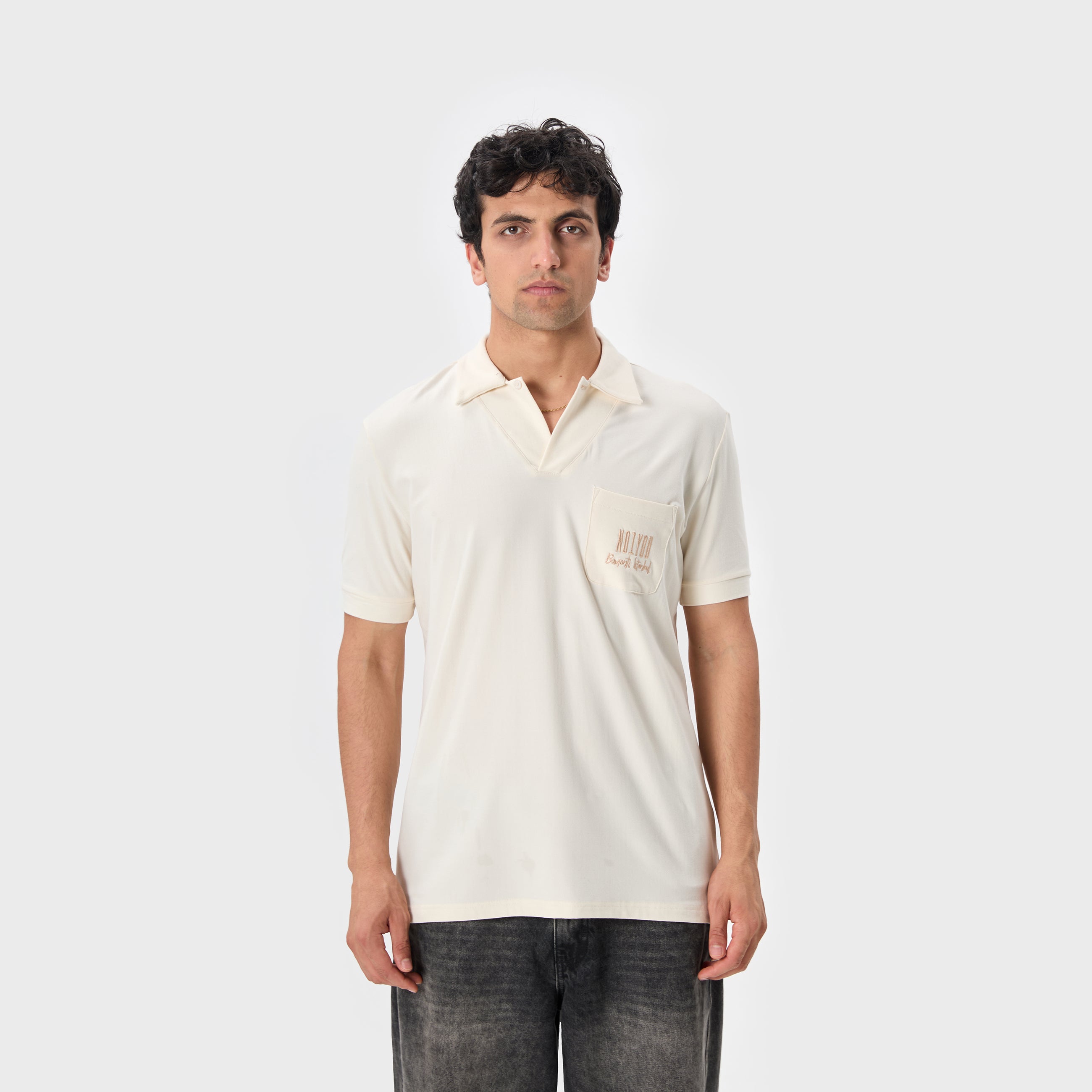 BLC WHITE POLO TSHIRT