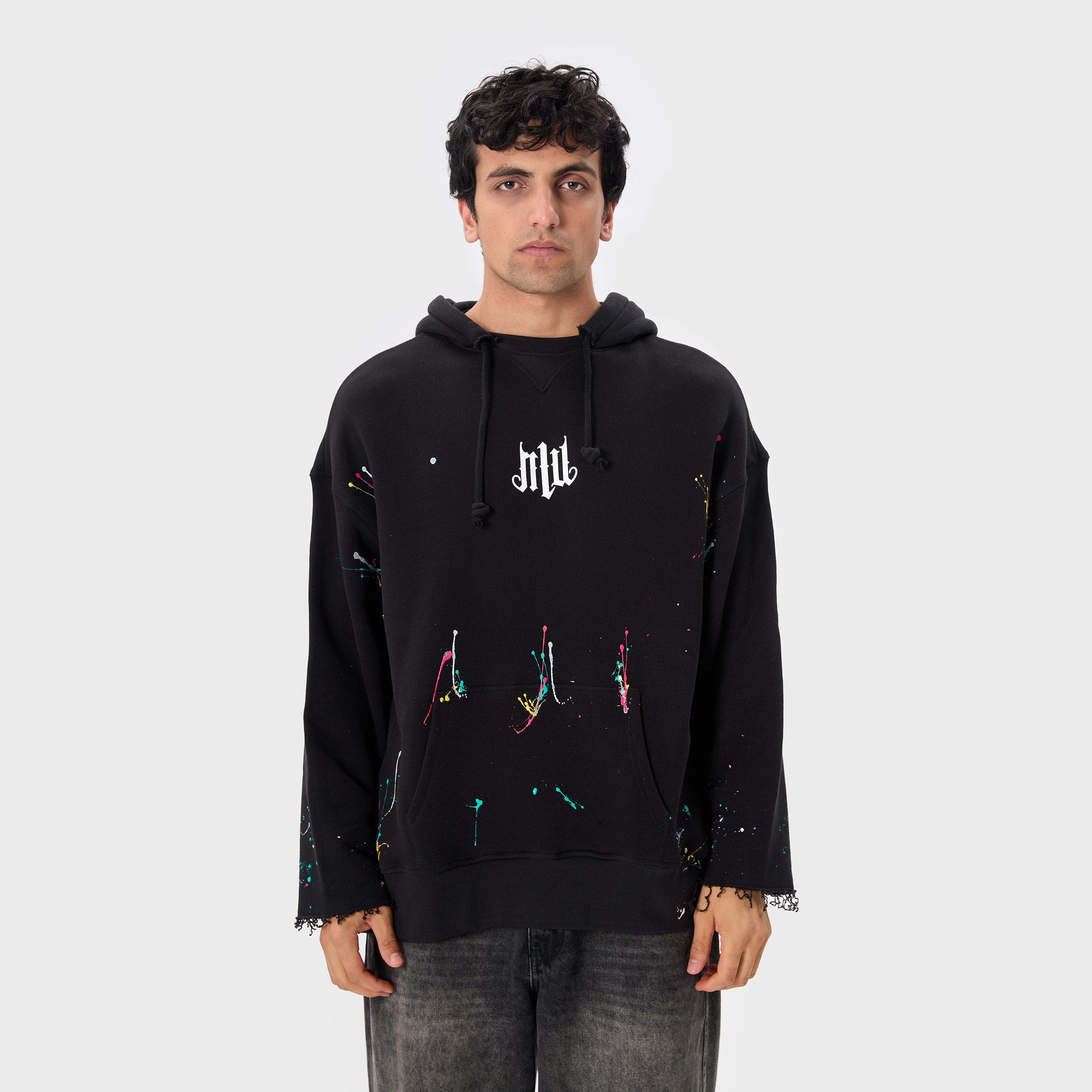 BLC SPLASHY BLACK HOODIE