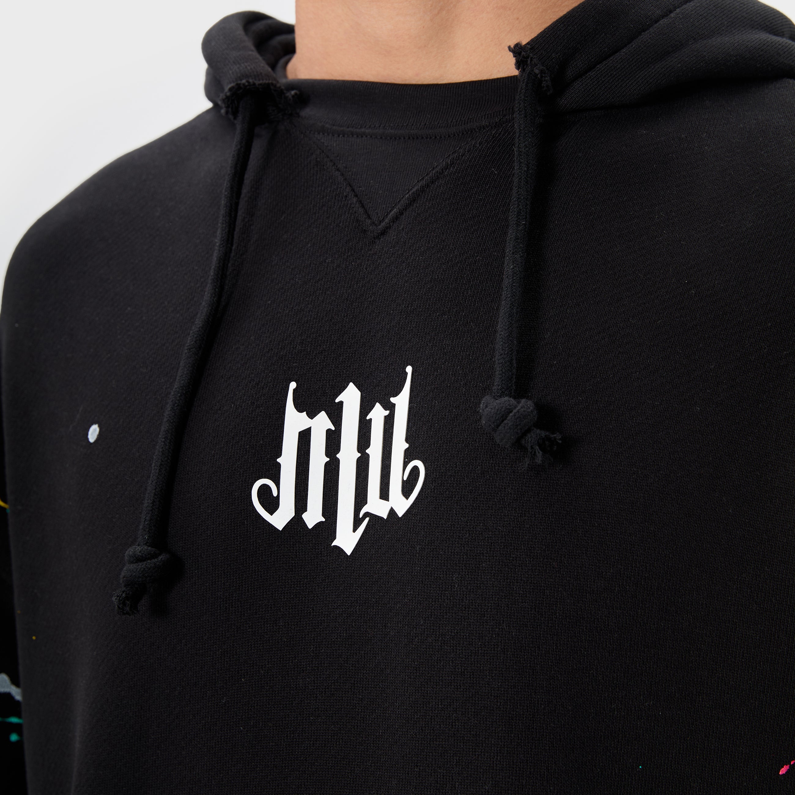 BLC SPLASHY BLACK HOODIE