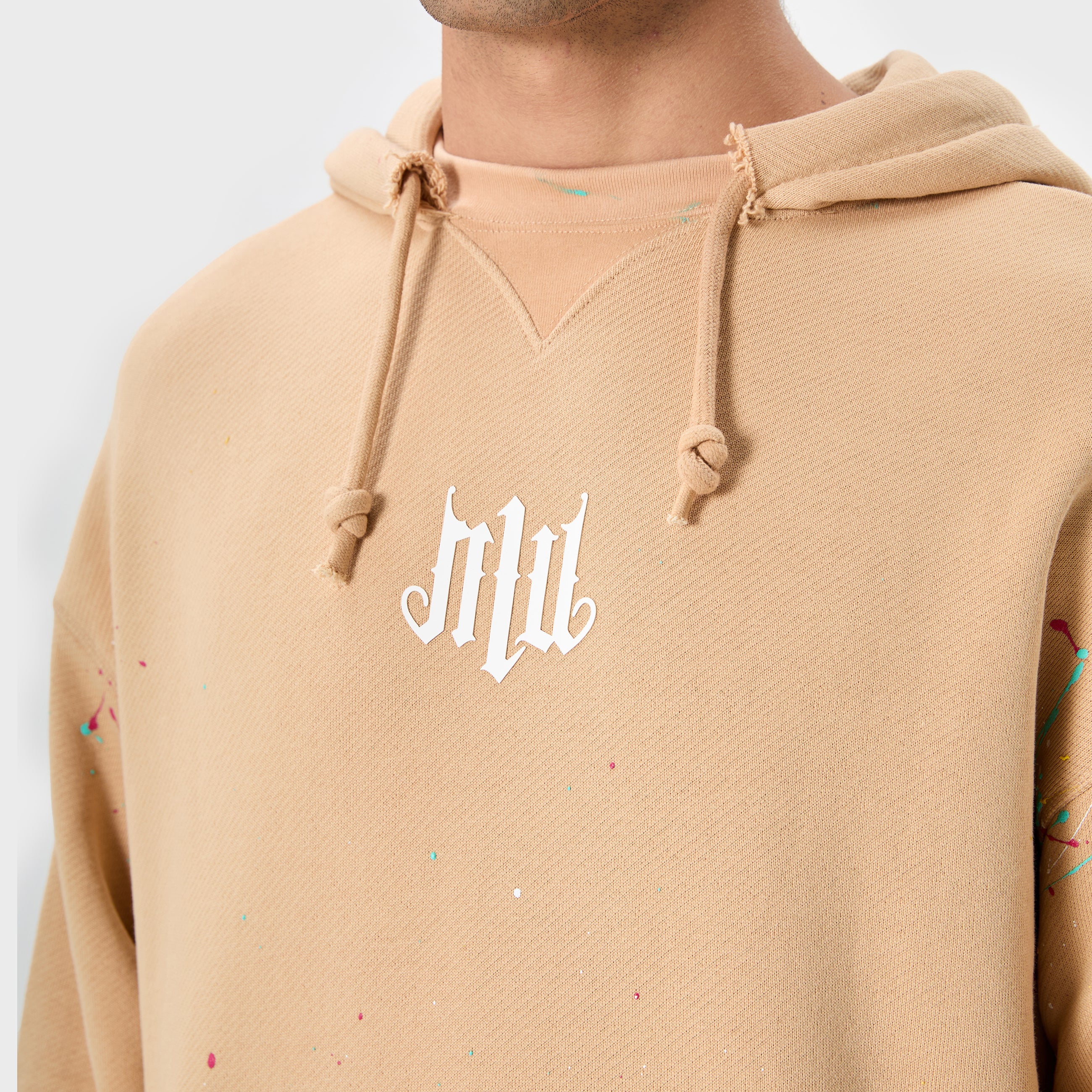 BLC SPLASHY BROWN HOODIE