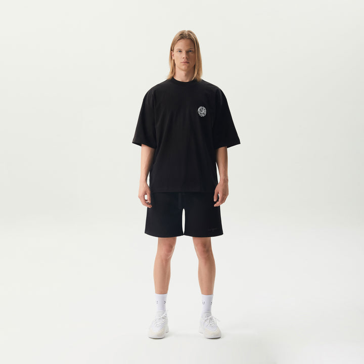 T-Shirt mit Backprint Schwarz Unisex - No1You