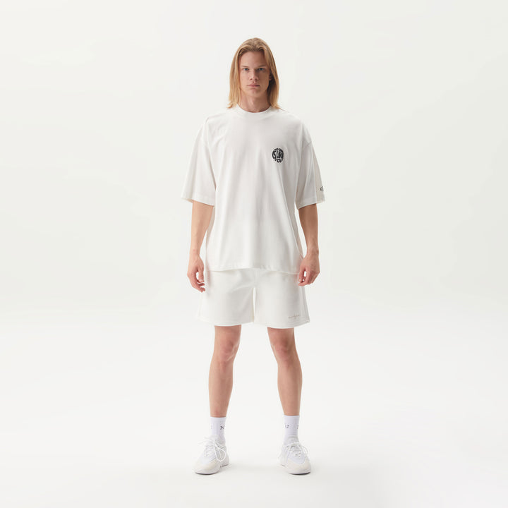 T-Shirt mit Backprint Weiß Unisex - No1You